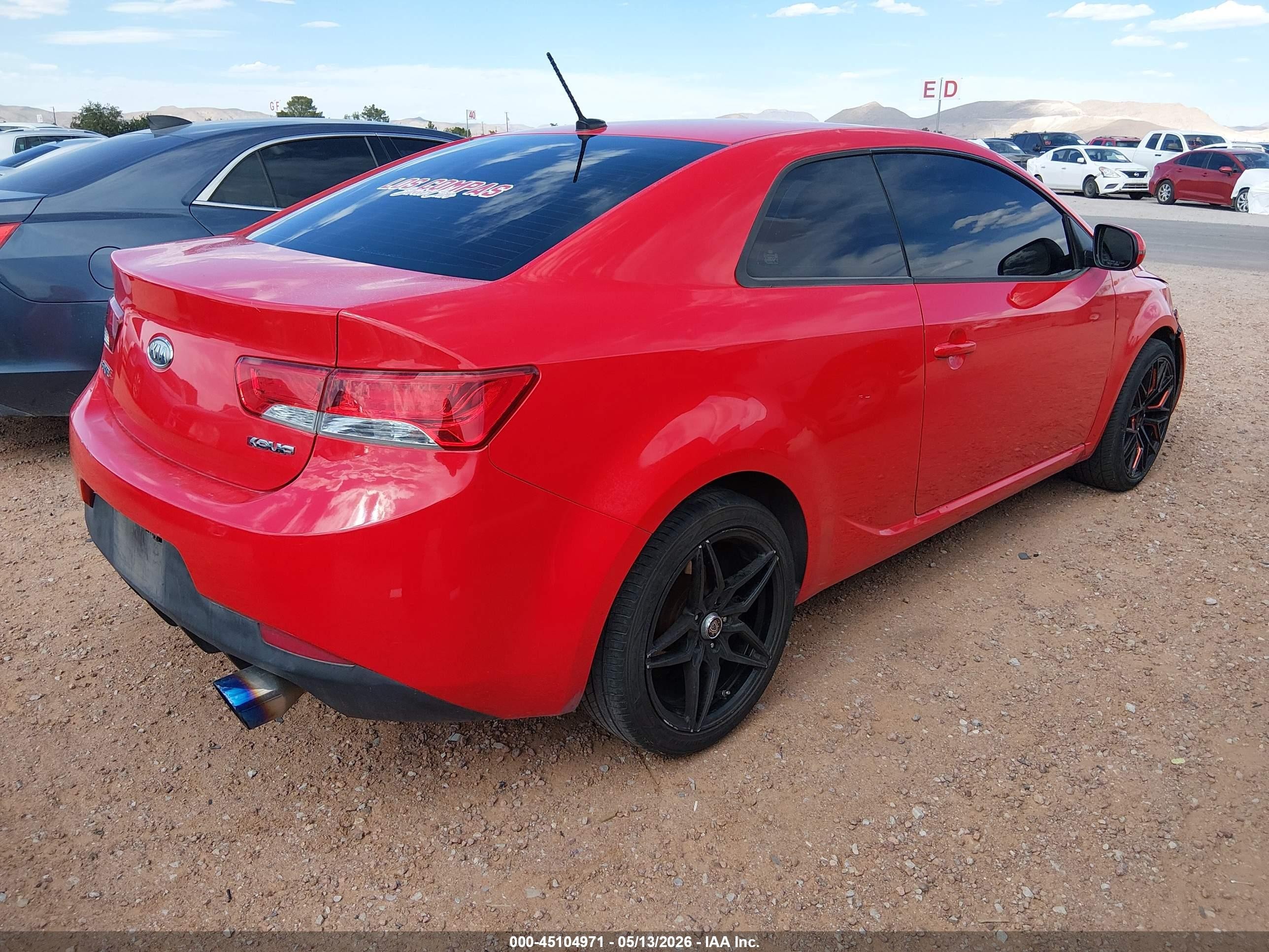 2012 Kia Forte Koup Sx Красный vin: KNAFW6A3XC5592872