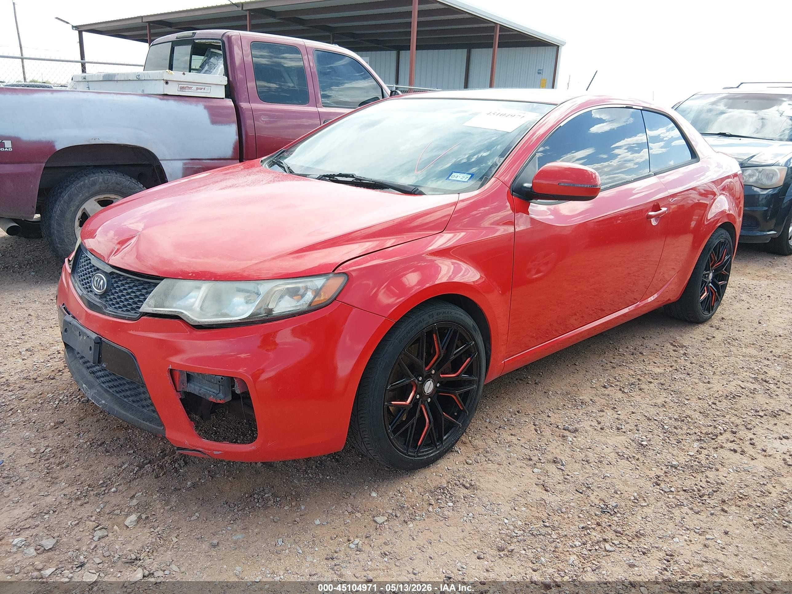 2012 Kia Forte Koup Sx Красный vin: KNAFW6A3XC5592872