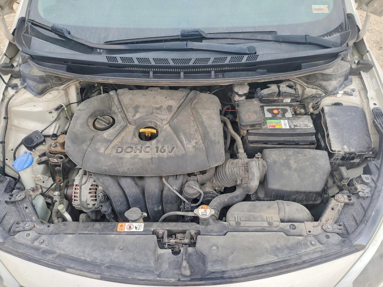 2014 Kia Forte Lx Cream vin: KNAFX4A60E5063610