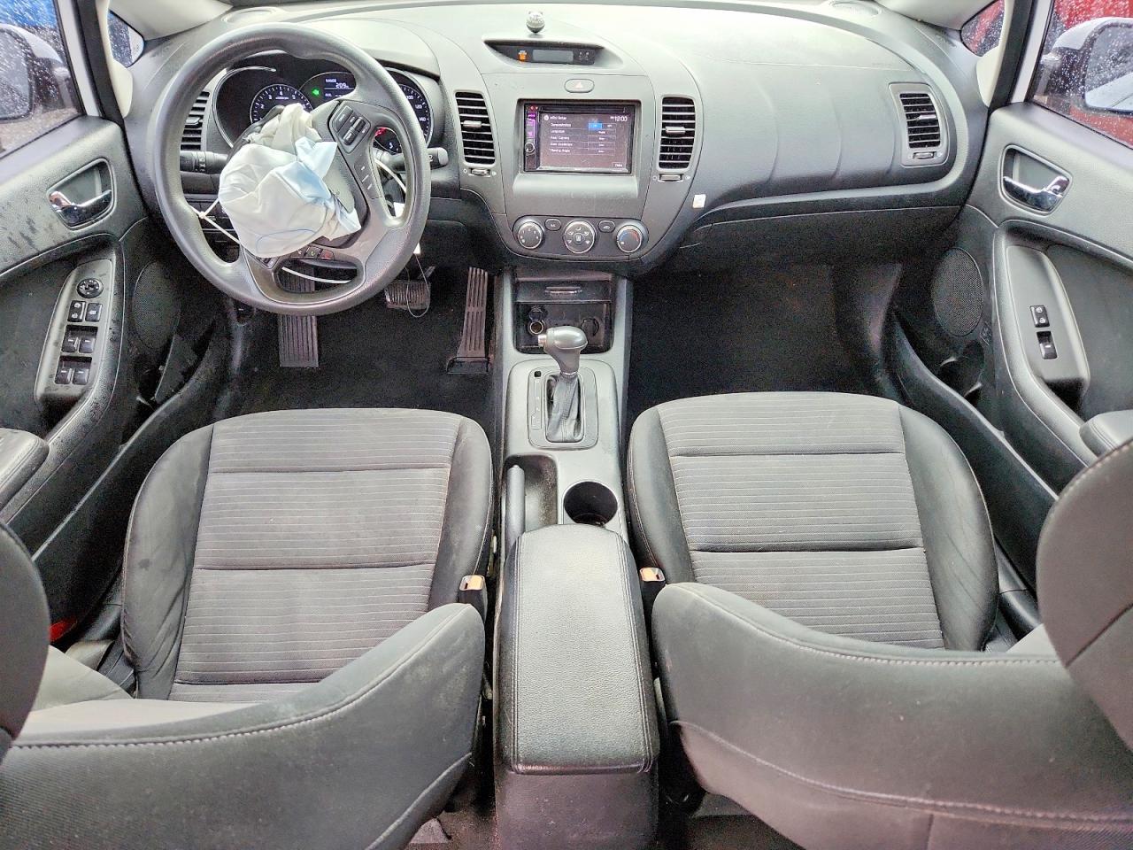 2014 Kia Forte Lx White vin: KNAFX4A60E5147958