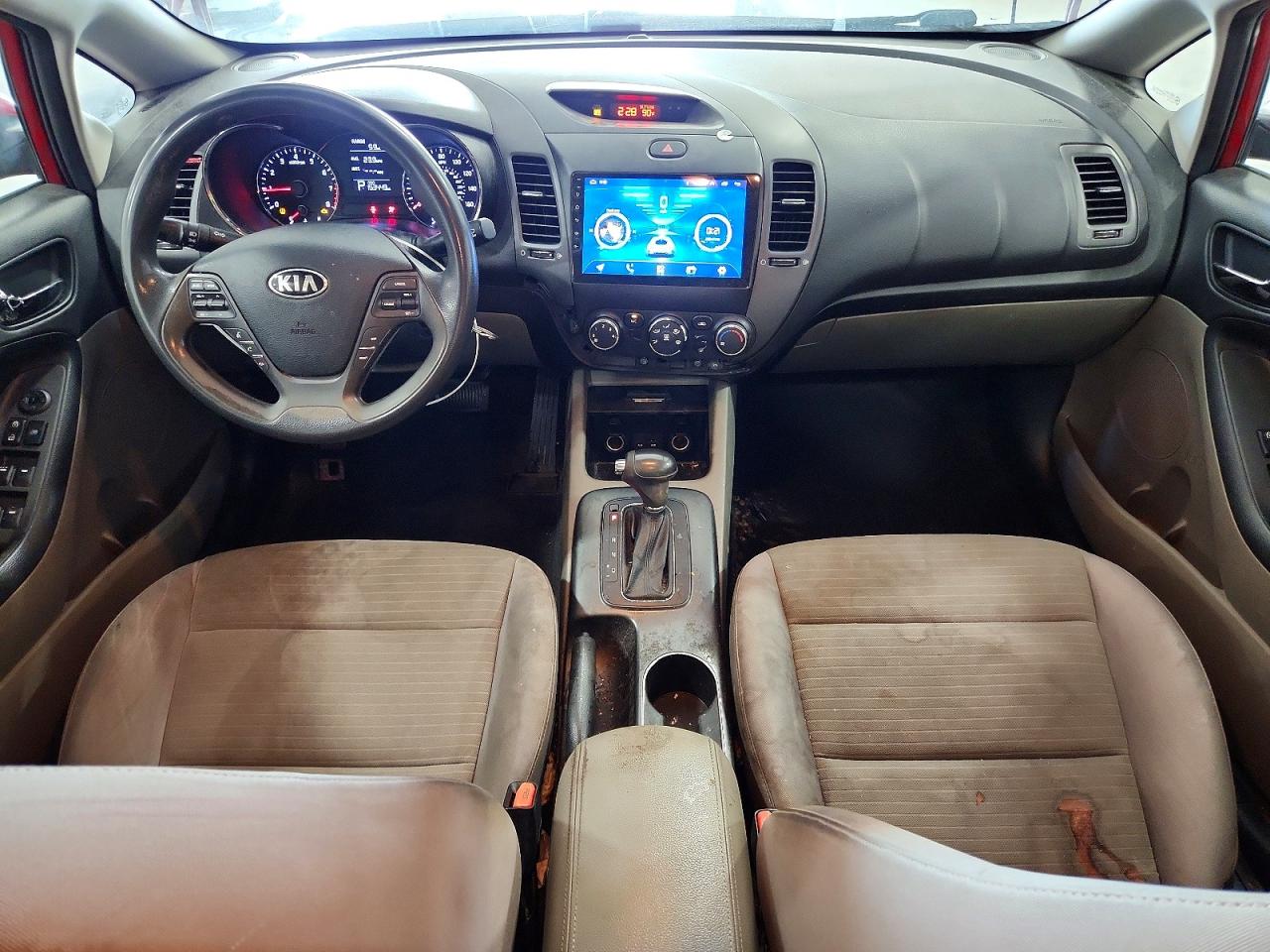 2014 Kia Forte Lx Maroon vin: KNAFX4A60E5159530