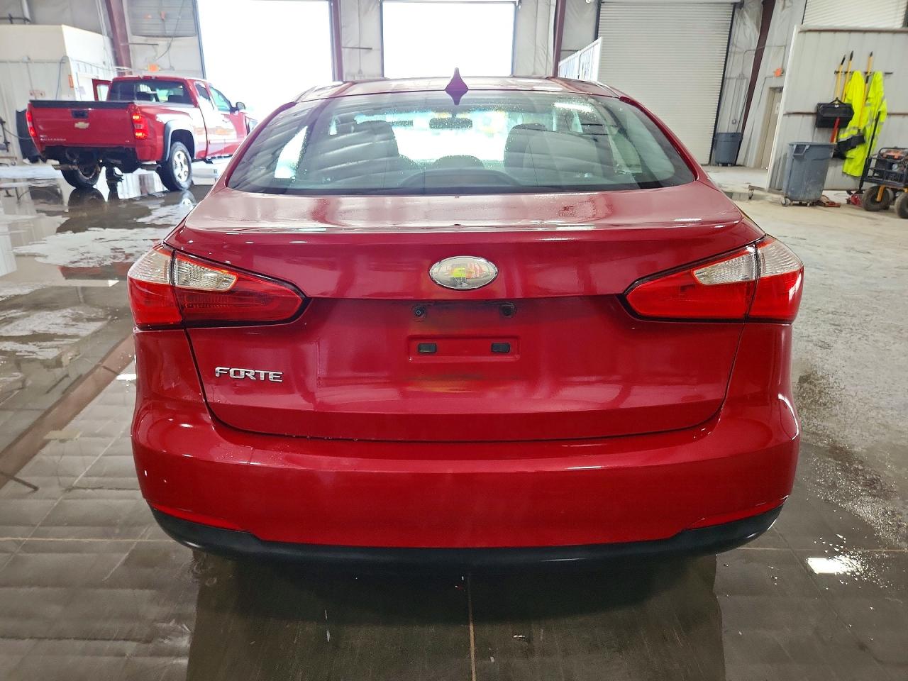 2014 Kia Forte Lx Maroon vin: KNAFX4A60E5159530