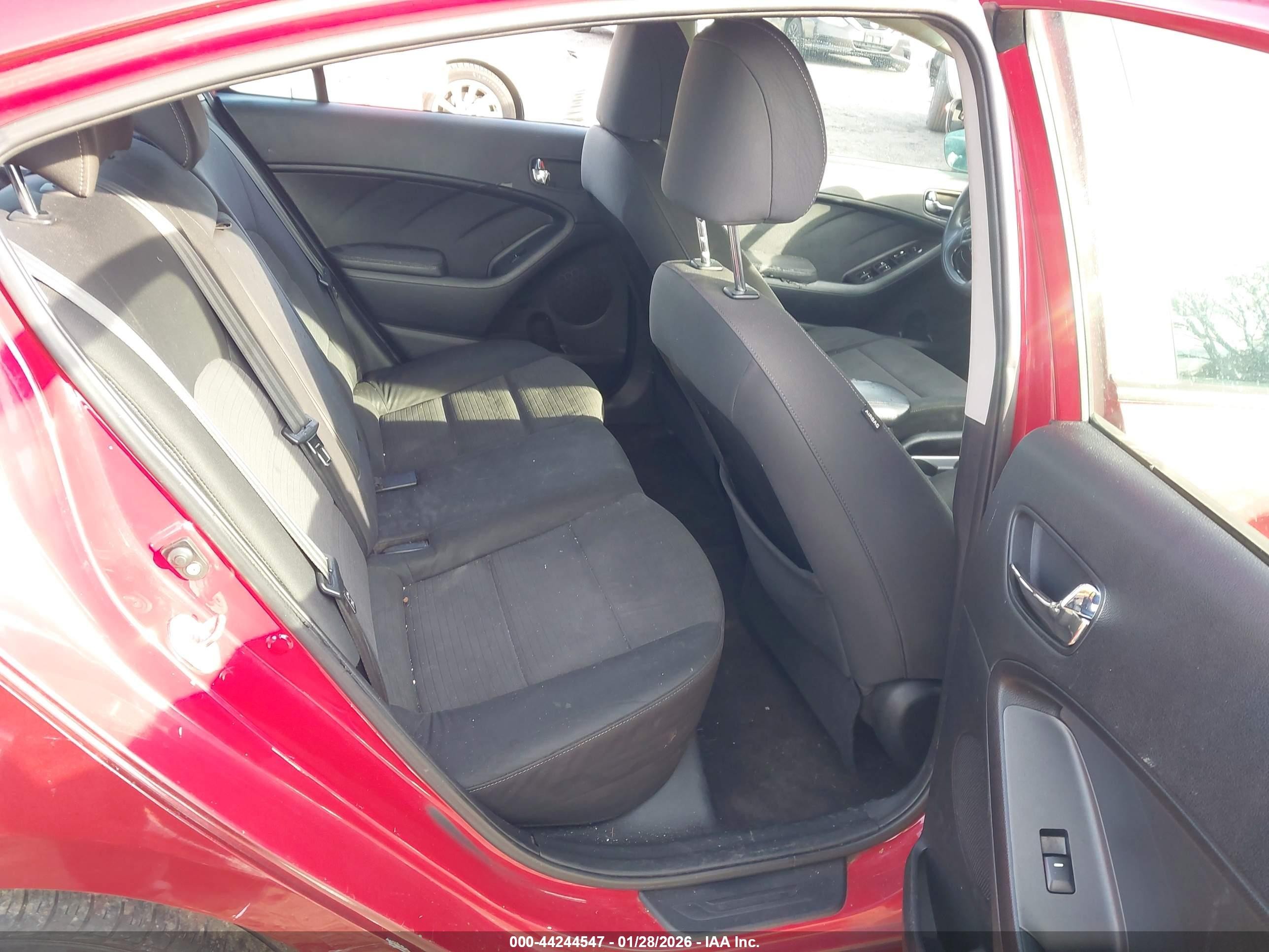 2014 Kia Forte Lx Red vin: KNAFX4A60E5237675