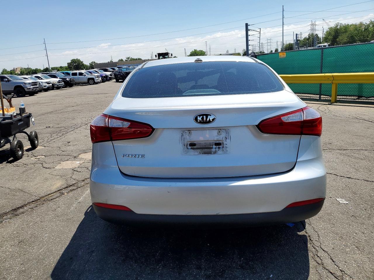 2014 Kia Forte Lx Silver vin: KNAFX4A60E5241872