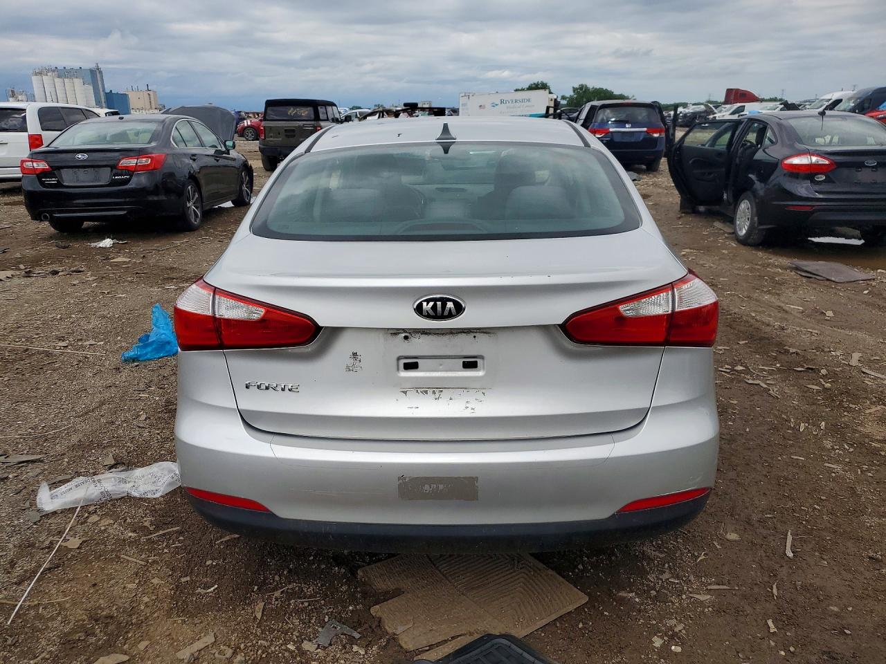 2015 Kia Forte Lx Silver vin: KNAFX4A60F5278485