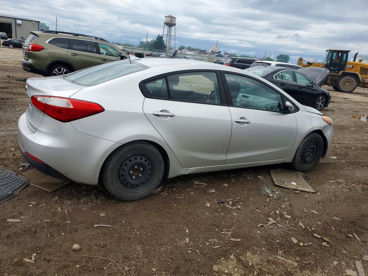 2015 Kia Forte Lx Silver vin: KNAFX4A60F5278485