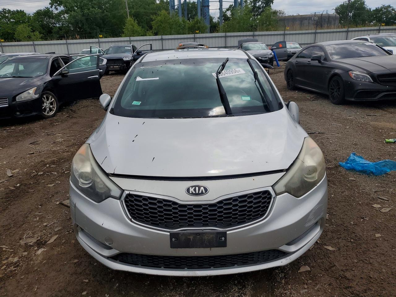 2015 Kia Forte Lx Silver vin: KNAFX4A60F5278485