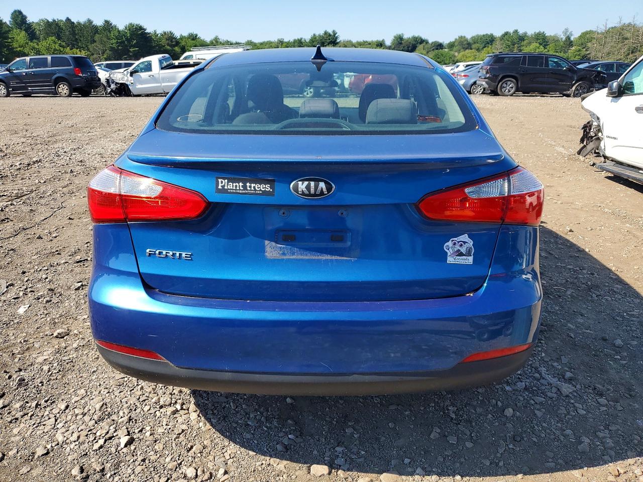 2015 Kia Forte Lx Blue vin: KNAFX4A60F5280883