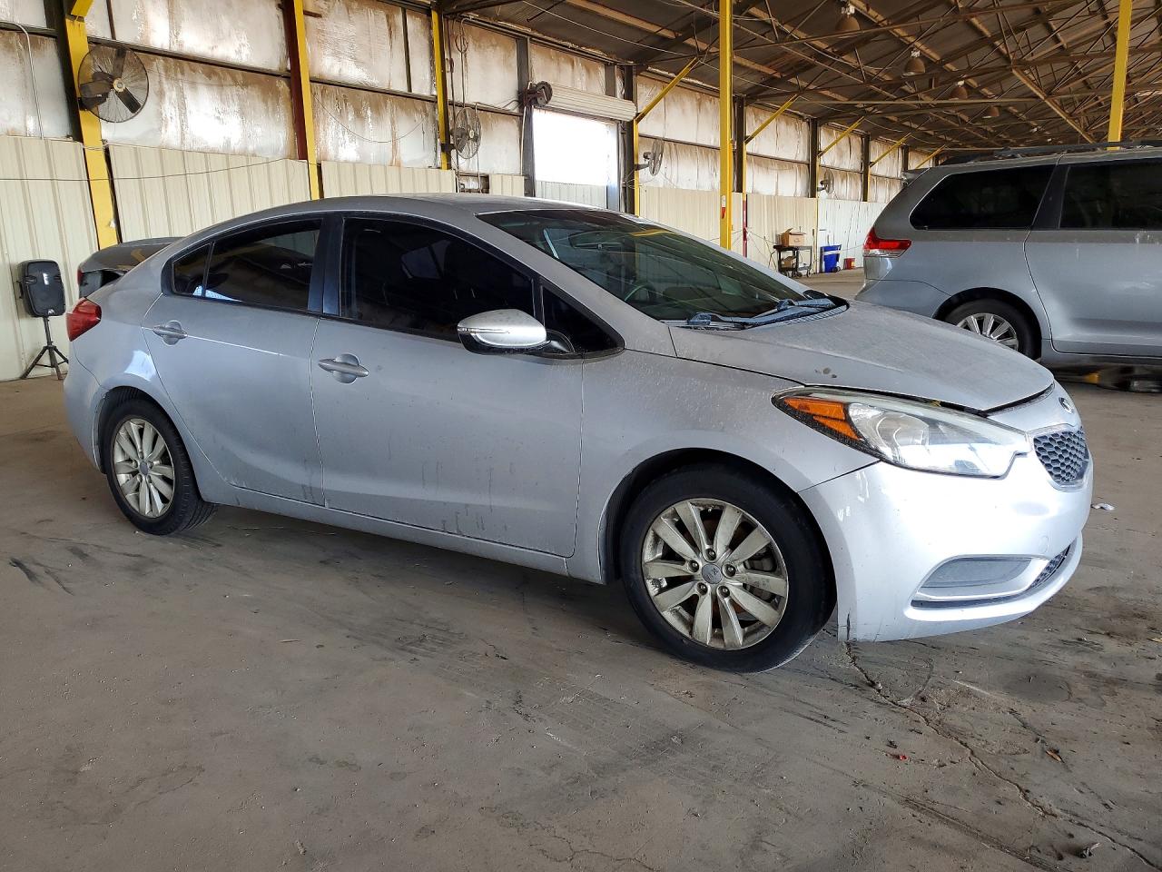 2015 Kia Forte Lx Silver vin: KNAFX4A60F5383107