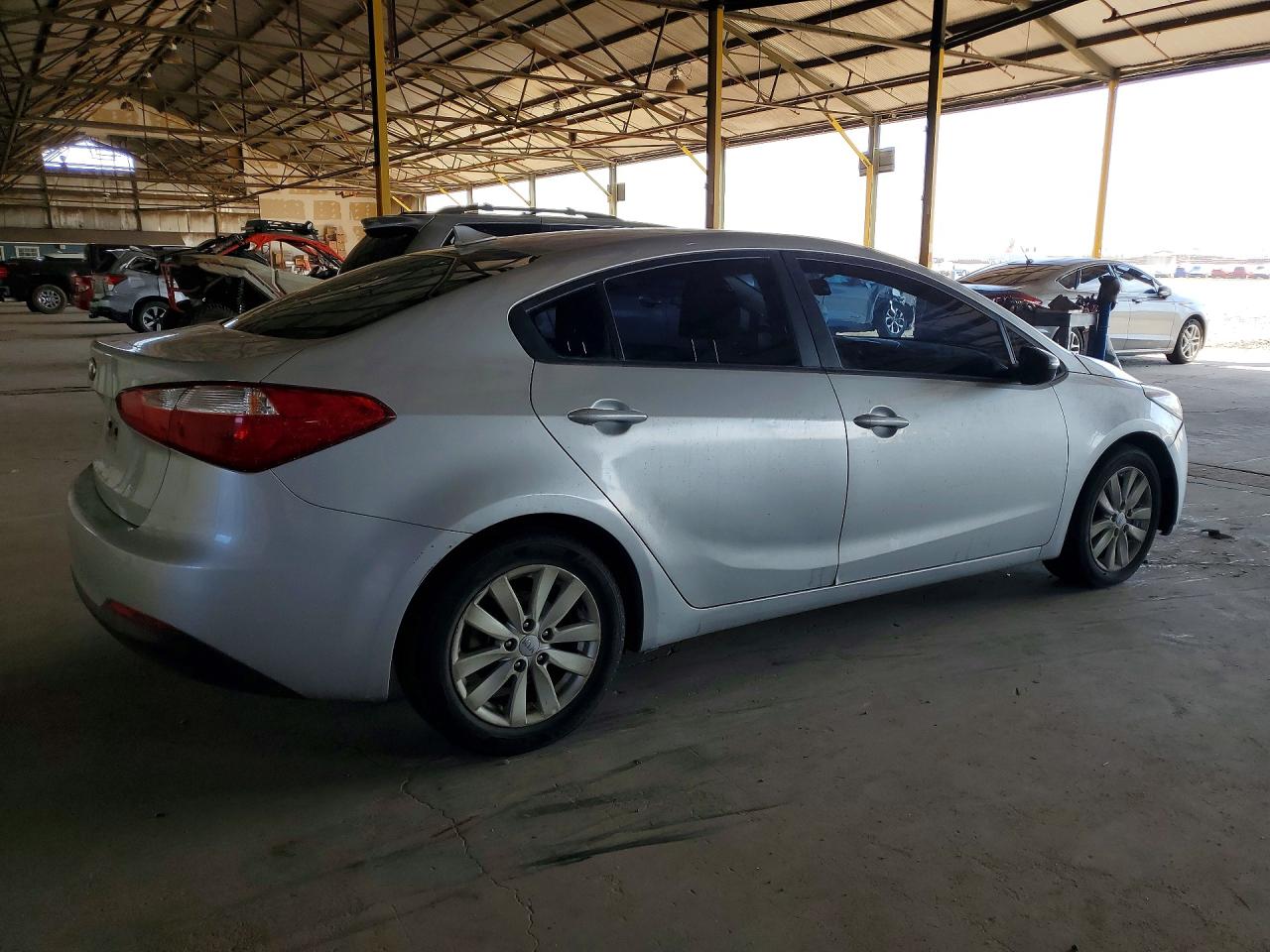 2015 Kia Forte Lx Silver vin: KNAFX4A60F5383107