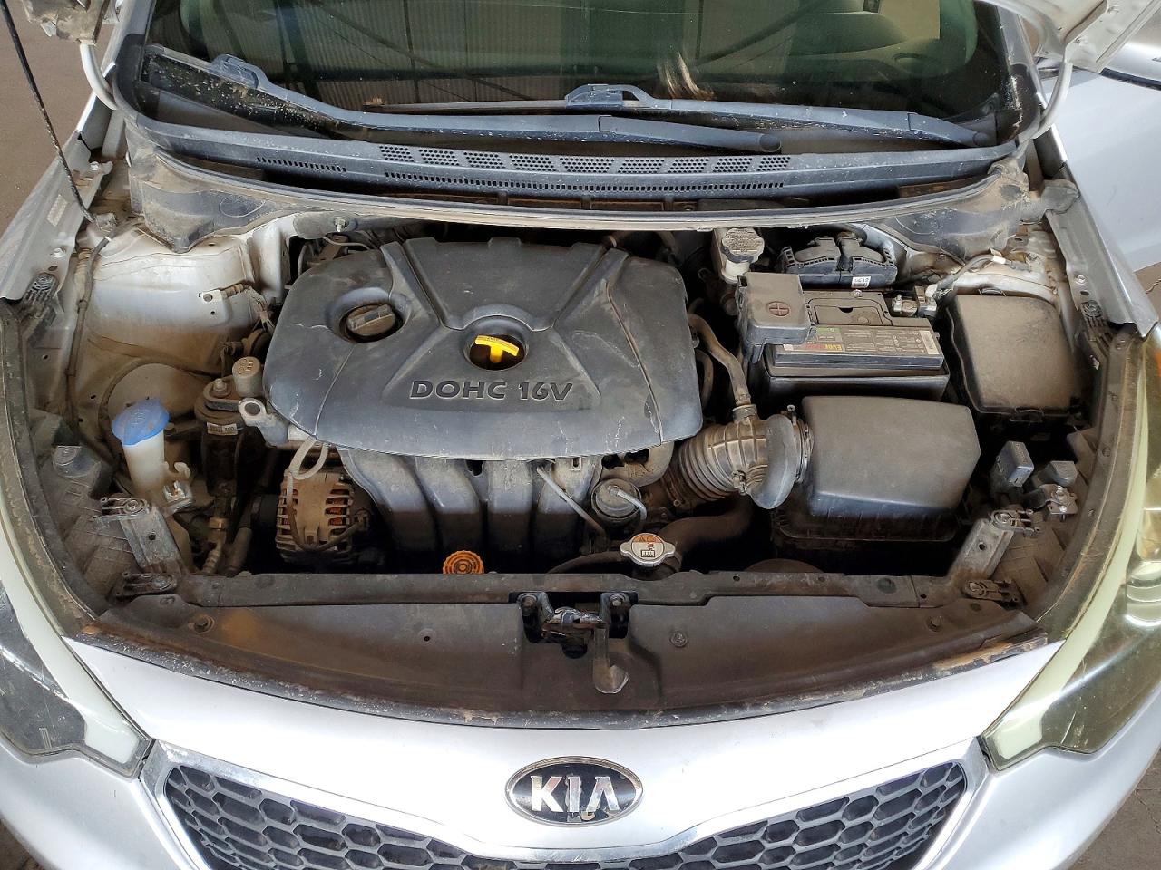 2015 Kia Forte Lx Silver vin: KNAFX4A60F5383107