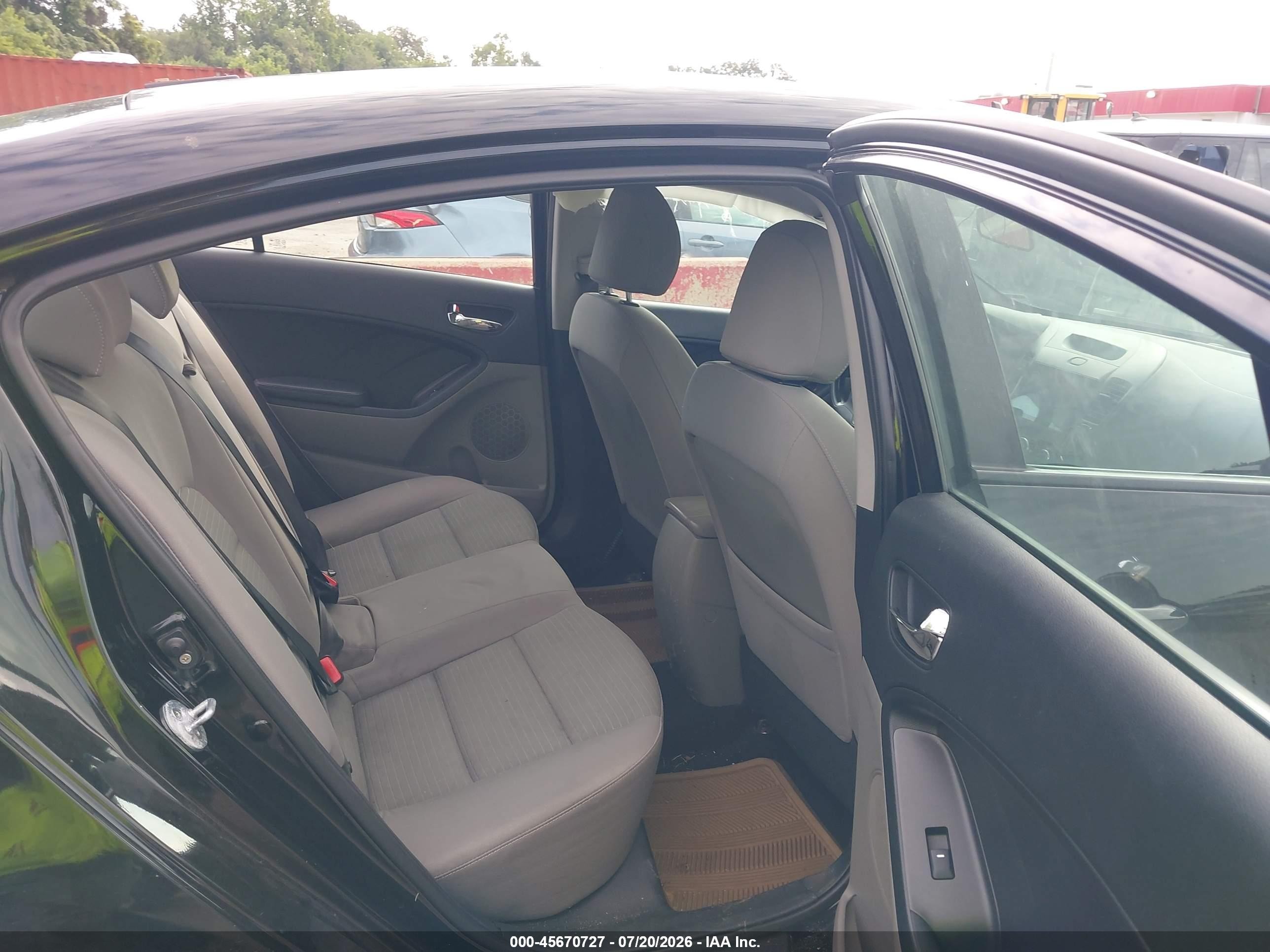 2015 Kia Forte Lx Black vin: KNAFX4A60F5389196