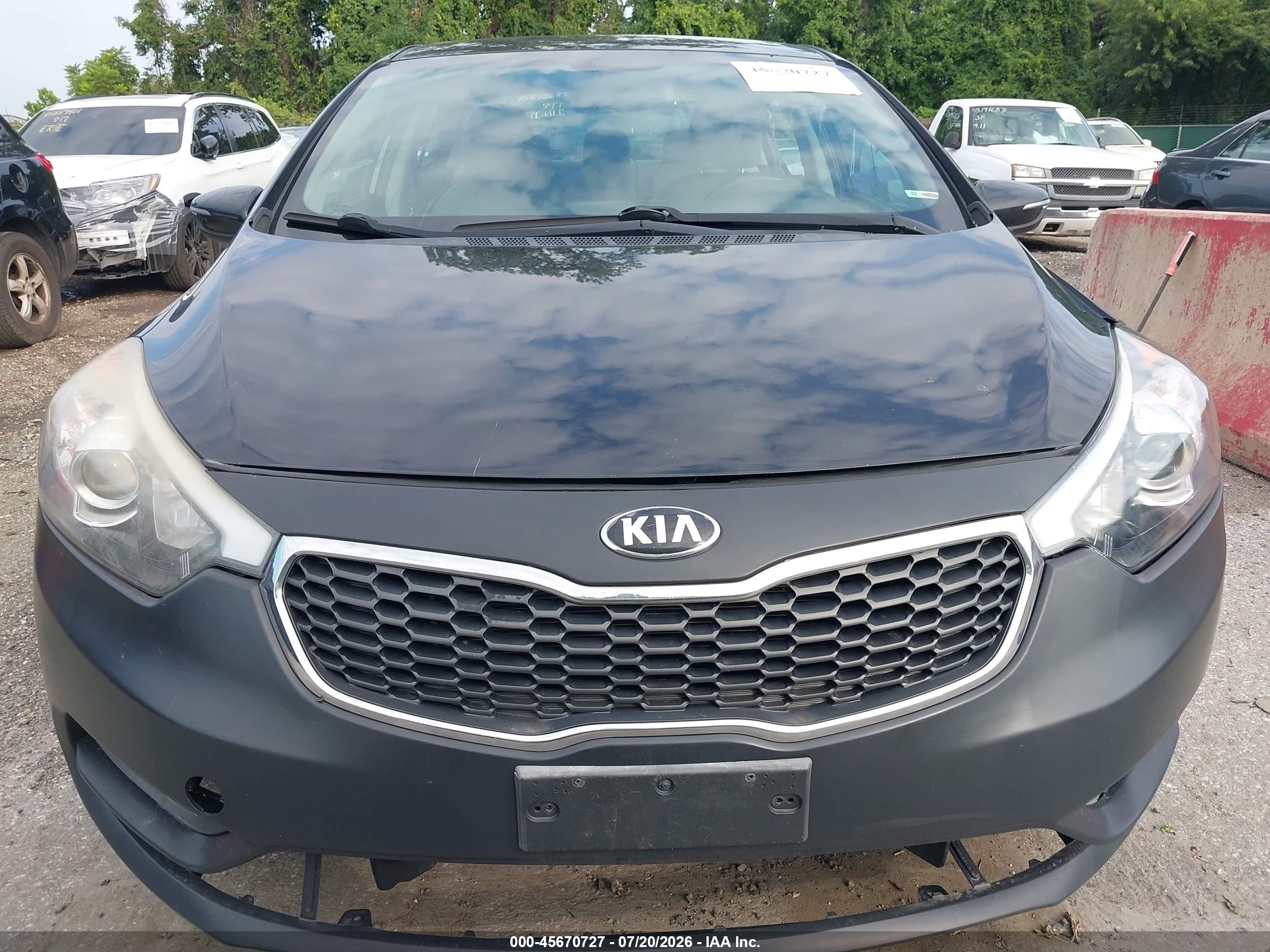 2015 Kia Forte Lx Black vin: KNAFX4A60F5389196