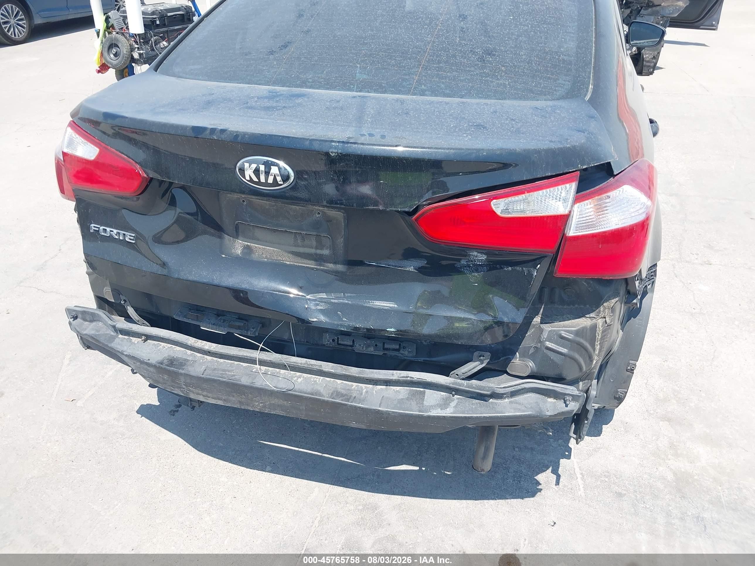 2015 Kia Forte Lx Black vin: KNAFX4A60F5415604