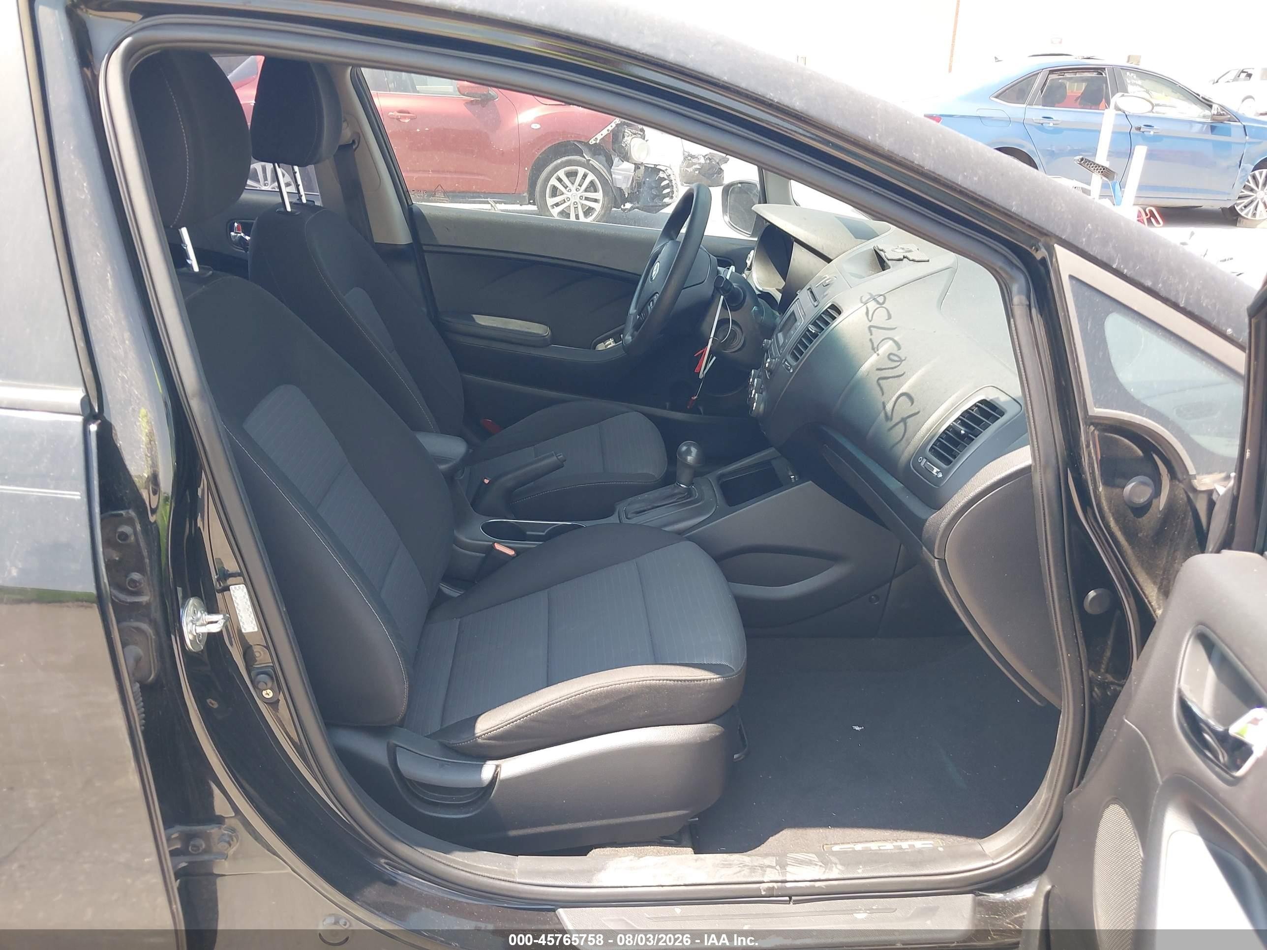 2015 Kia Forte Lx Black vin: KNAFX4A60F5415604