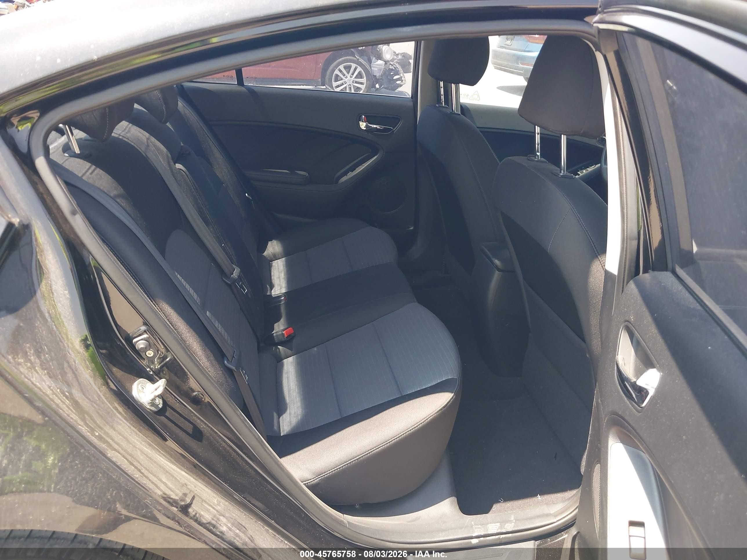 2015 Kia Forte Lx Black vin: KNAFX4A60F5415604