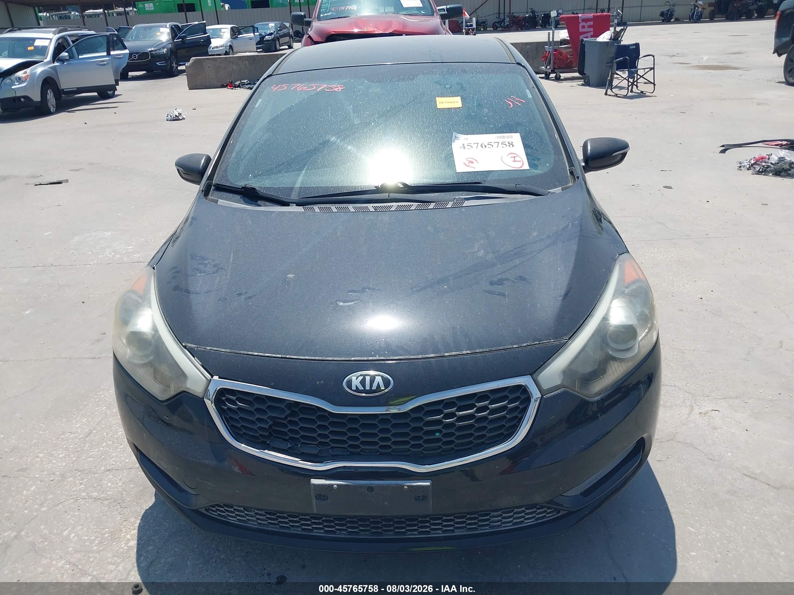 2015 Kia Forte Lx Black vin: KNAFX4A60F5415604