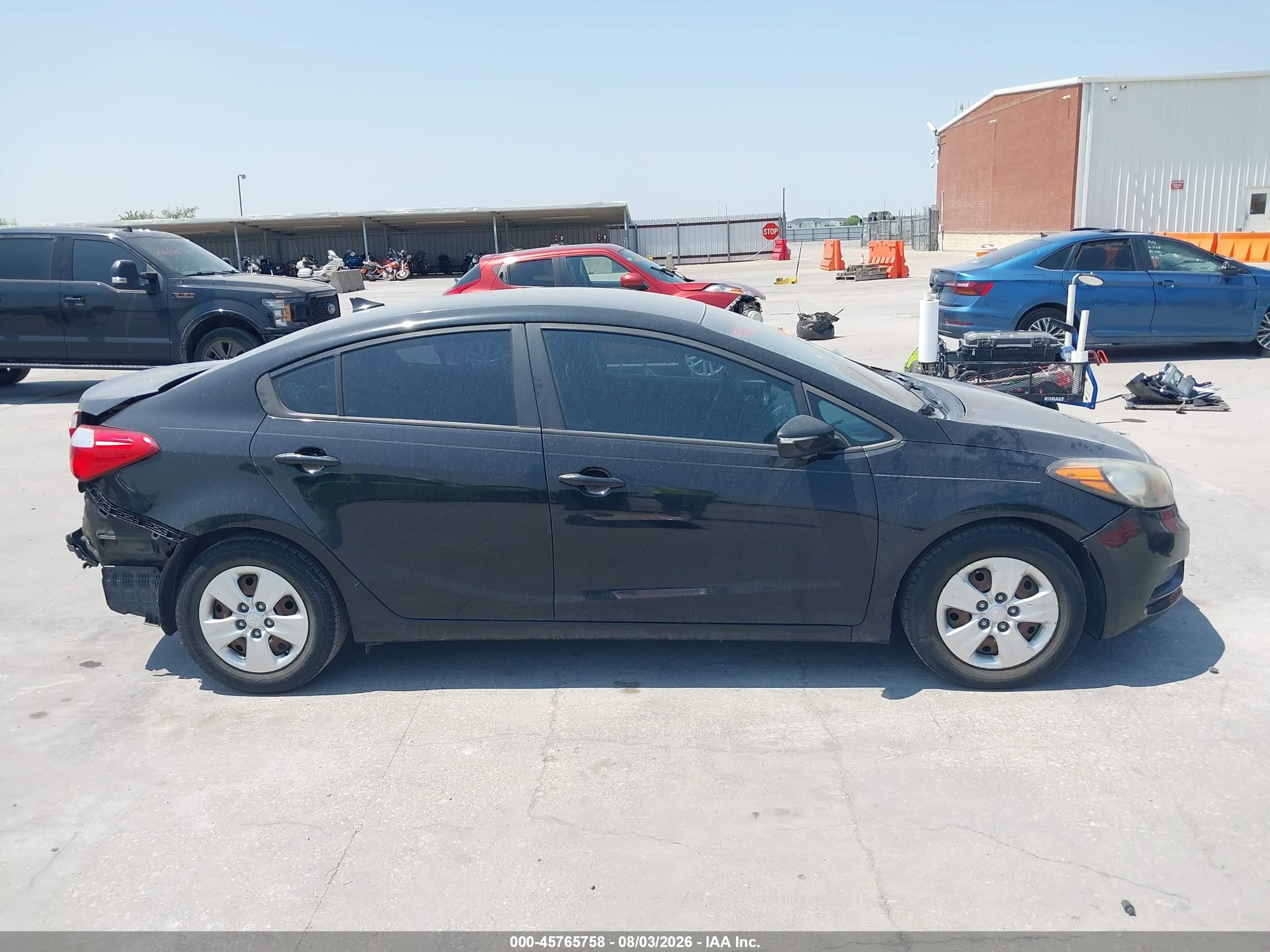 2015 Kia Forte Lx Black vin: KNAFX4A60F5415604