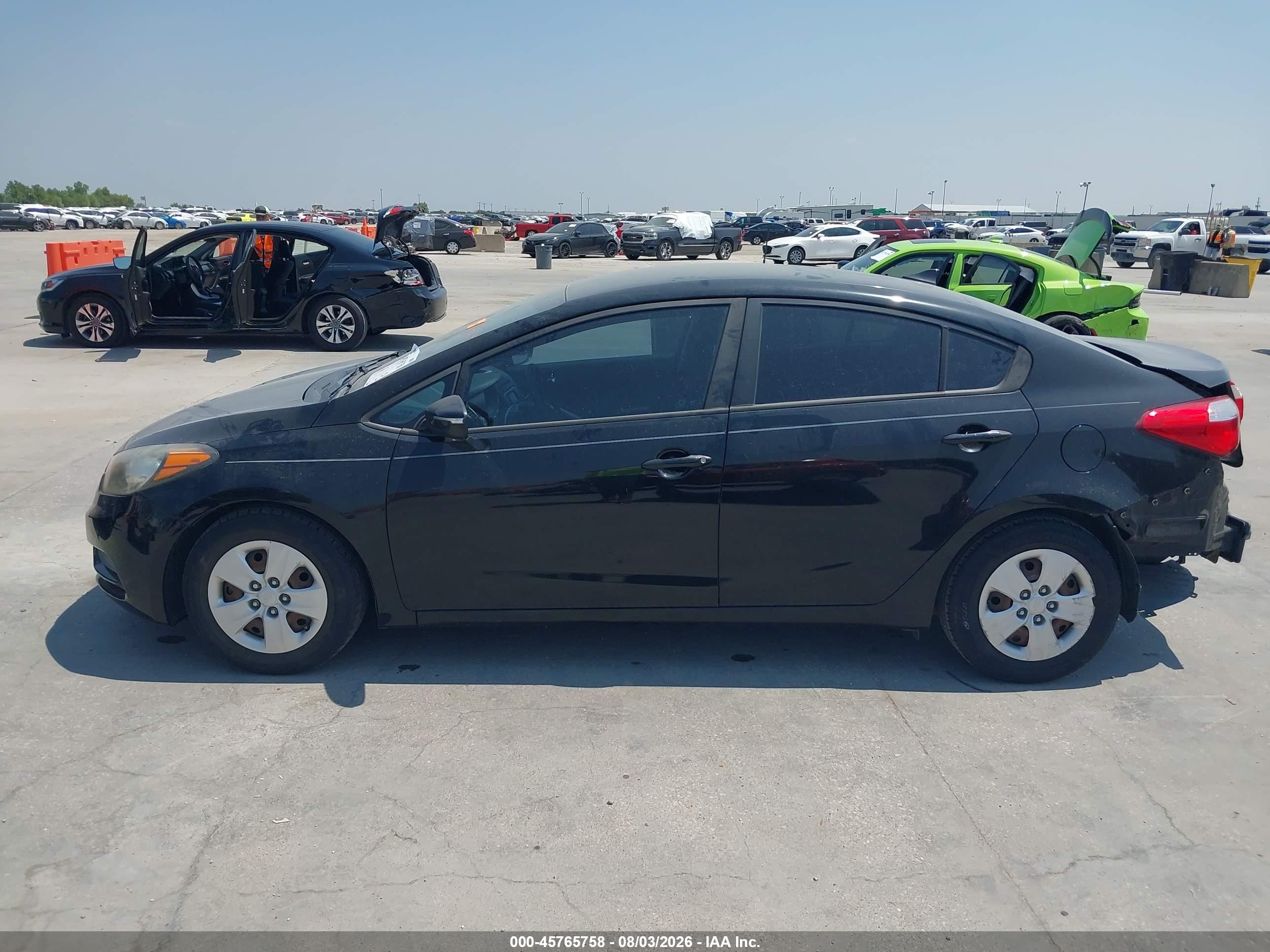 2015 Kia Forte Lx Black vin: KNAFX4A60F5415604