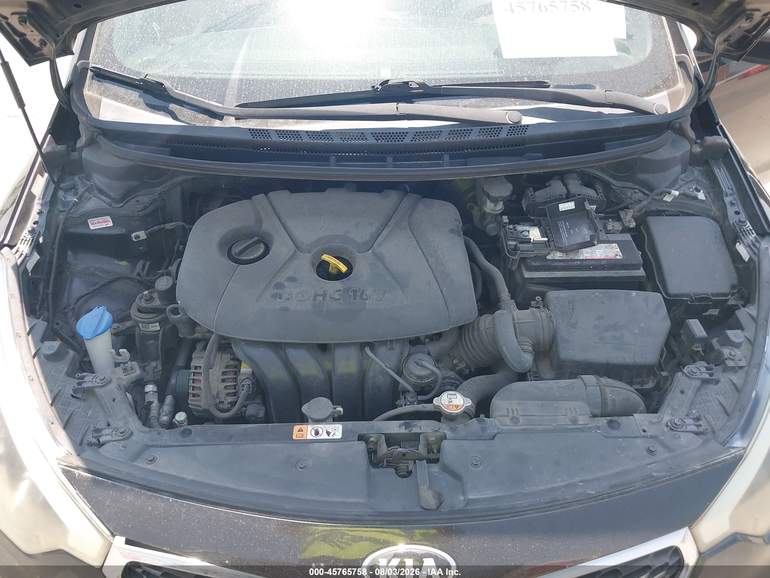 2015 Kia Forte Lx Black vin: KNAFX4A60F5415604