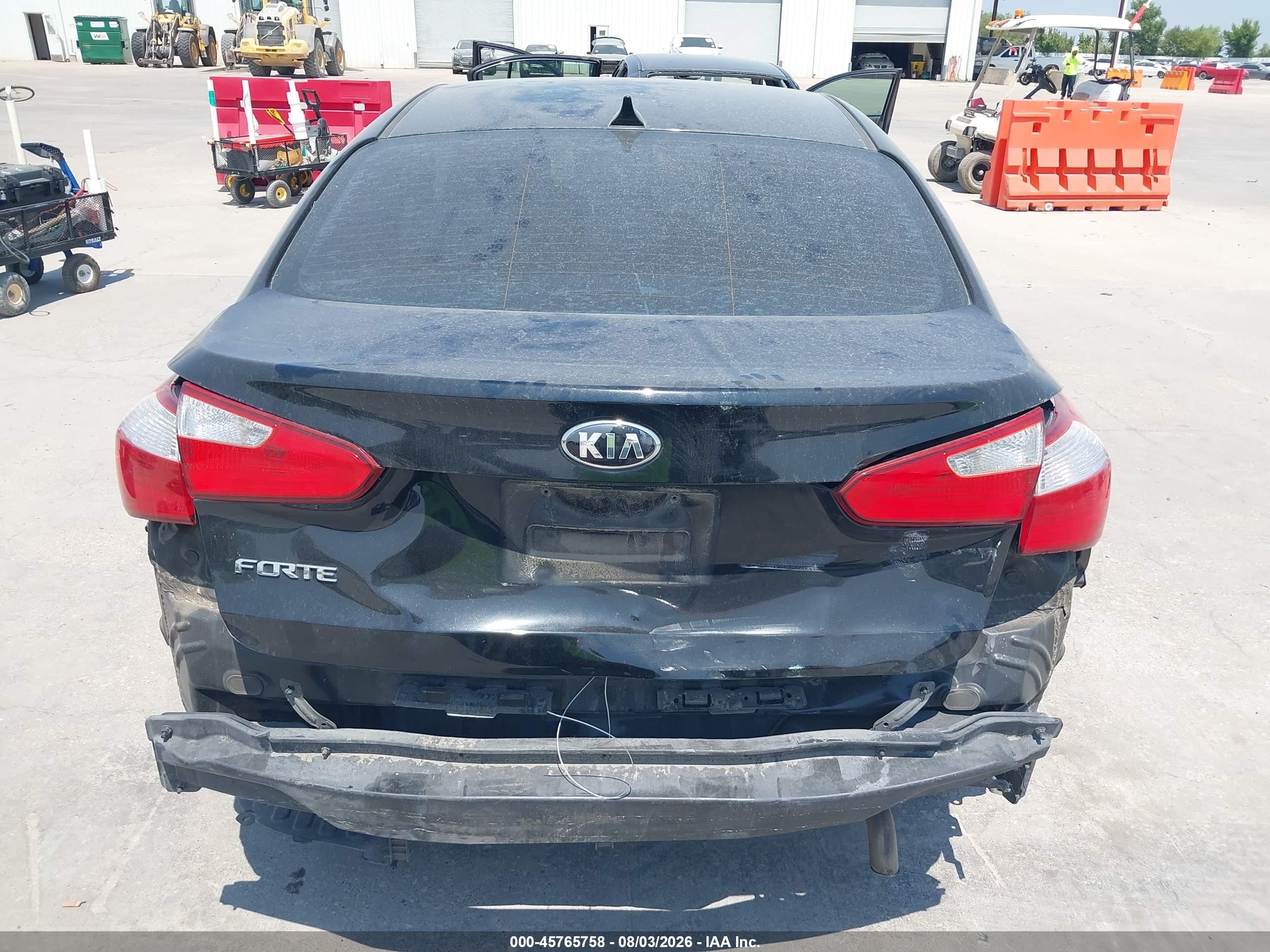 2015 Kia Forte Lx Black vin: KNAFX4A60F5415604