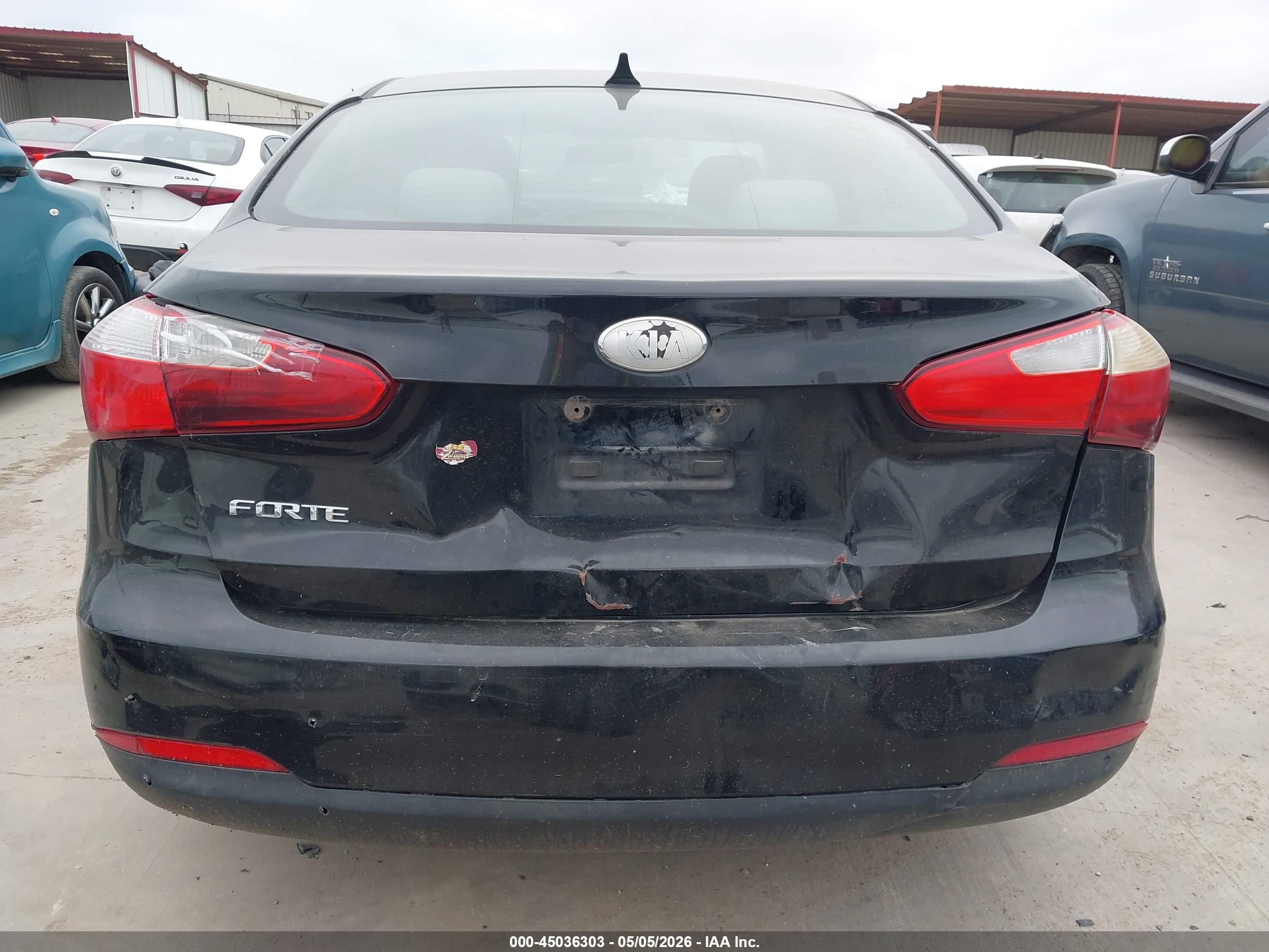 2014 Kia Forte Lx Черный vin: KNAFX4A61E5126035