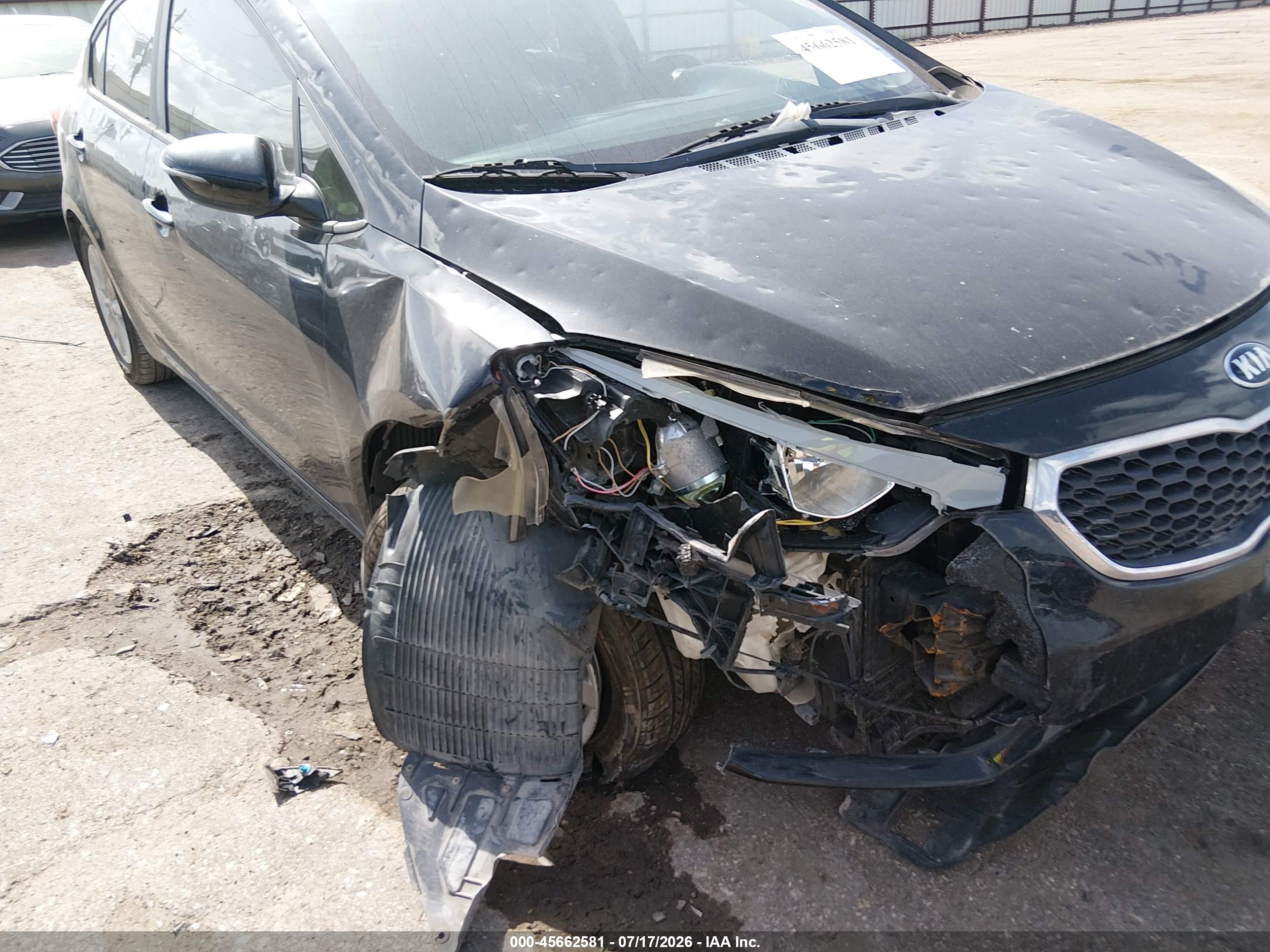 2014 Kia Forte Lx Black vin: KNAFX4A61E5143868