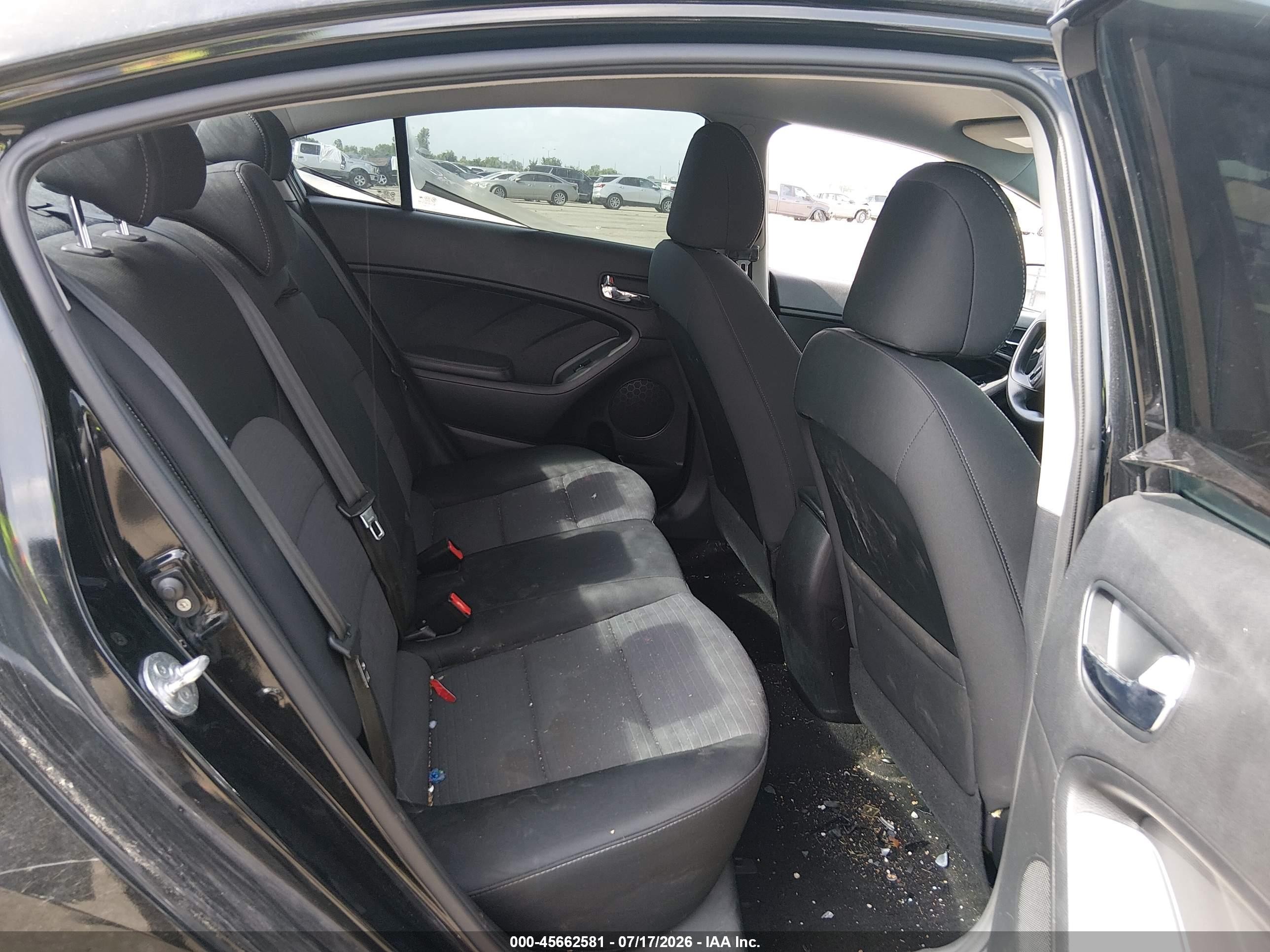 2014 Kia Forte Lx Black vin: KNAFX4A61E5143868