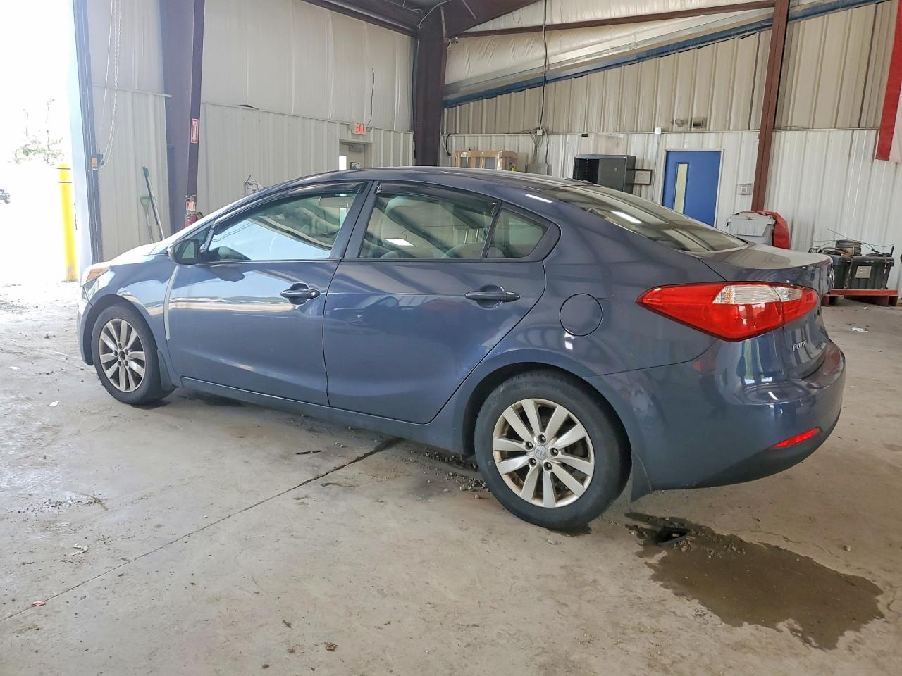 2014 Kia Forte Lx Blue vin: KNAFX4A61E5147175