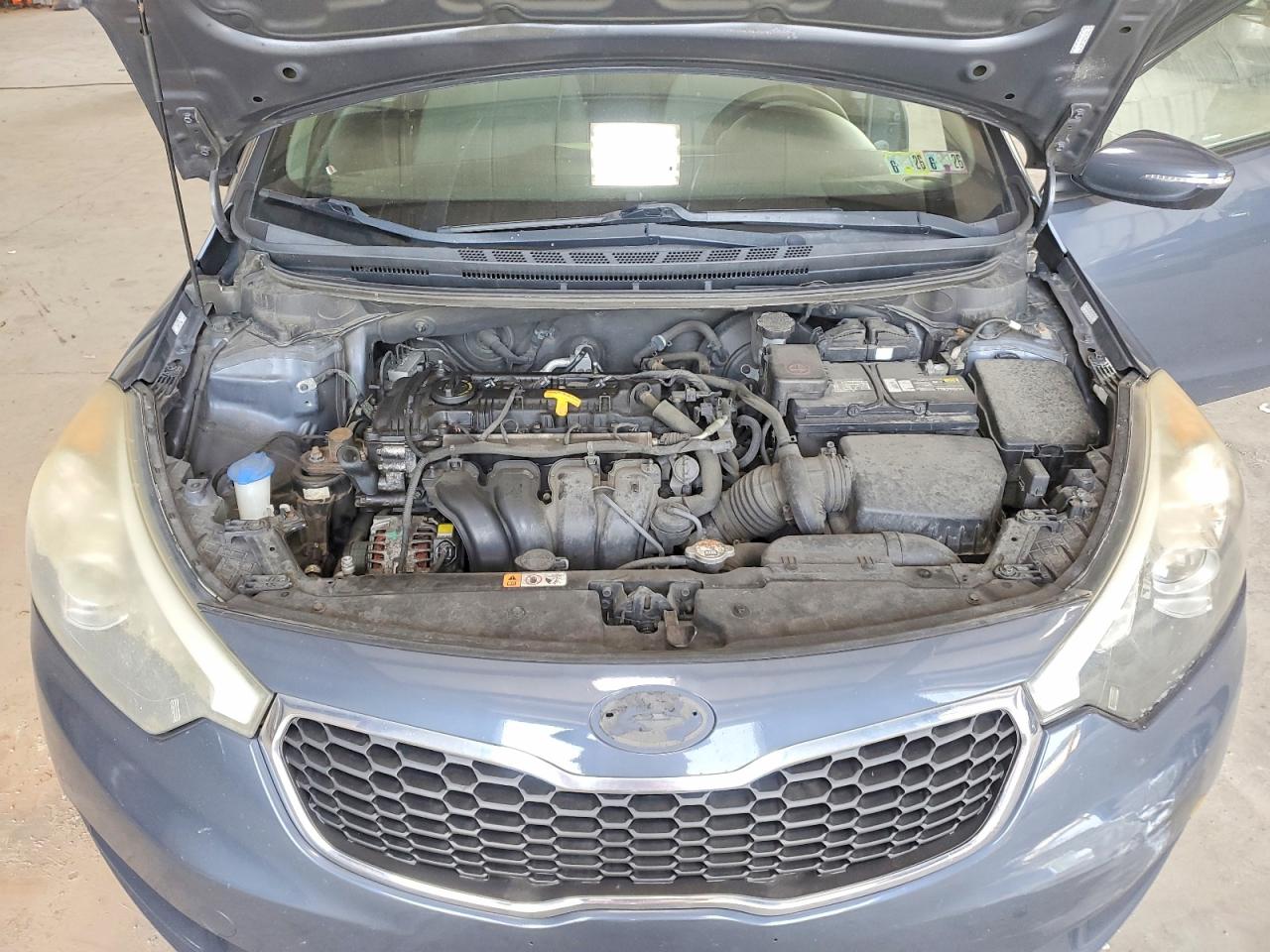 2014 Kia Forte Lx Blue vin: KNAFX4A61E5147175