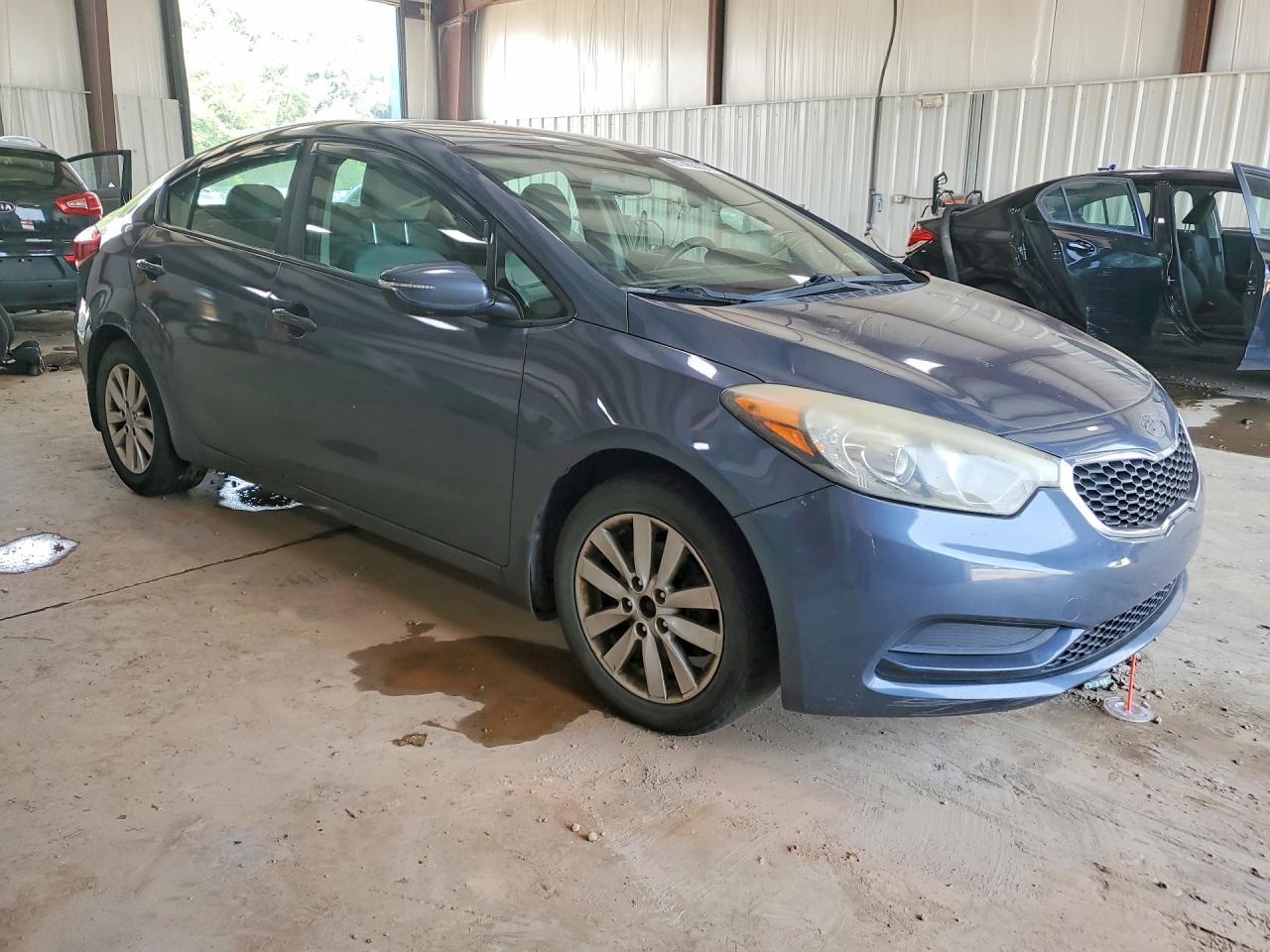 2014 Kia Forte Lx Blue vin: KNAFX4A61E5147175