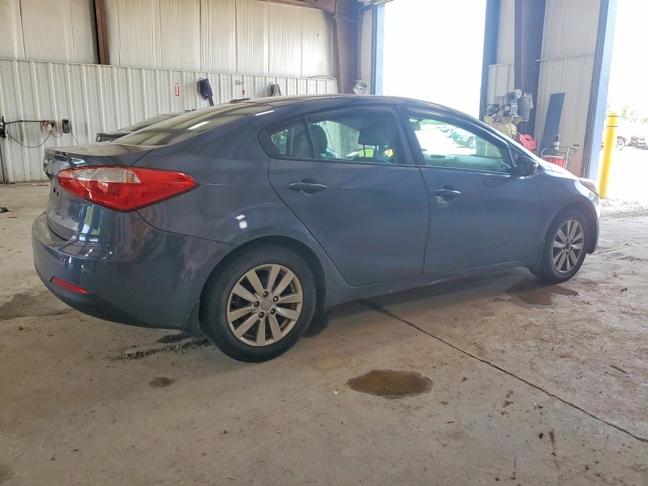 2014 Kia Forte Lx Blue vin: KNAFX4A61E5147175