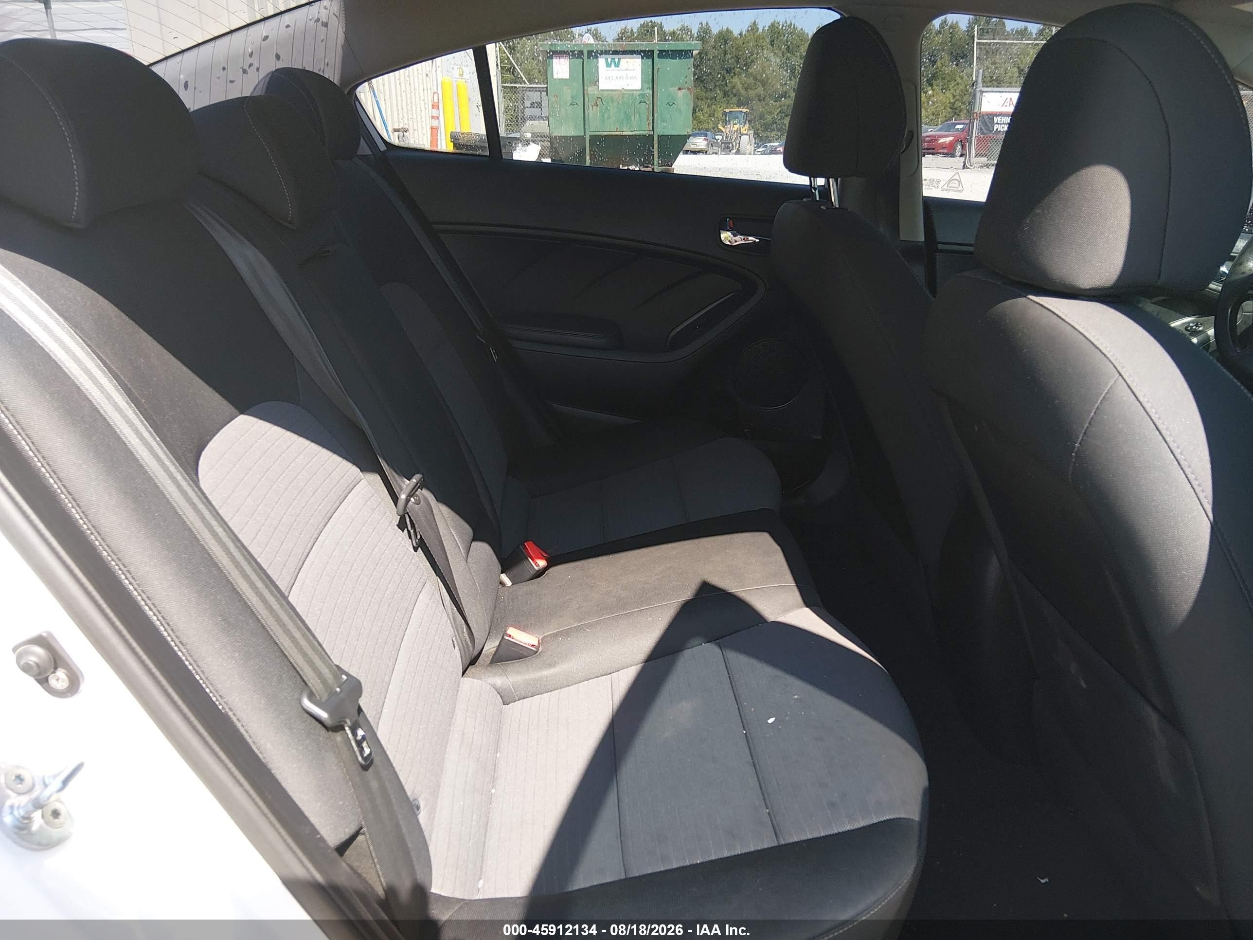 2014 Kia Forte Lx White vin: KNAFX4A61E5155048