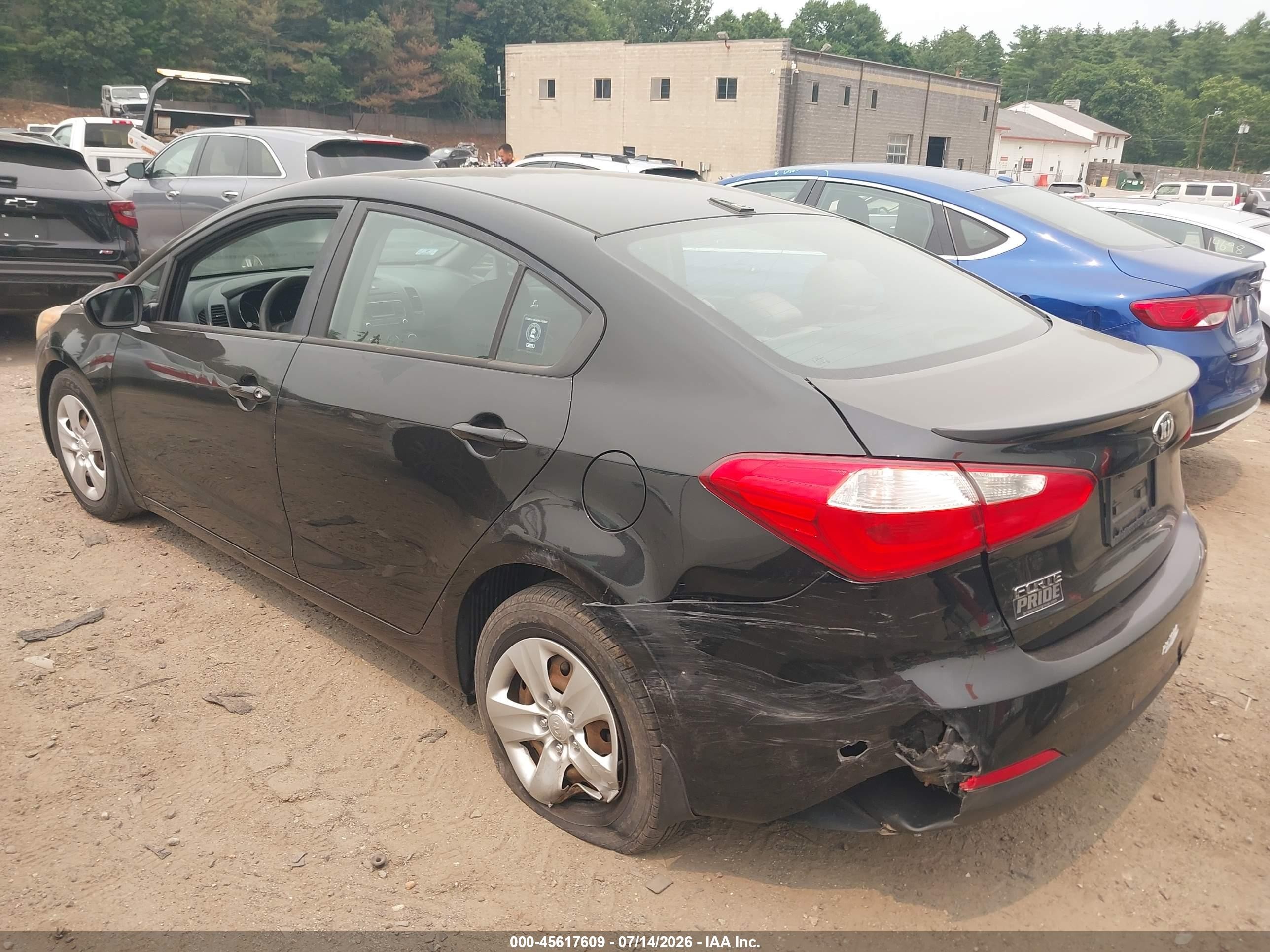 2015 Kia Forte Lx Black vin: KNAFX4A61F5303894