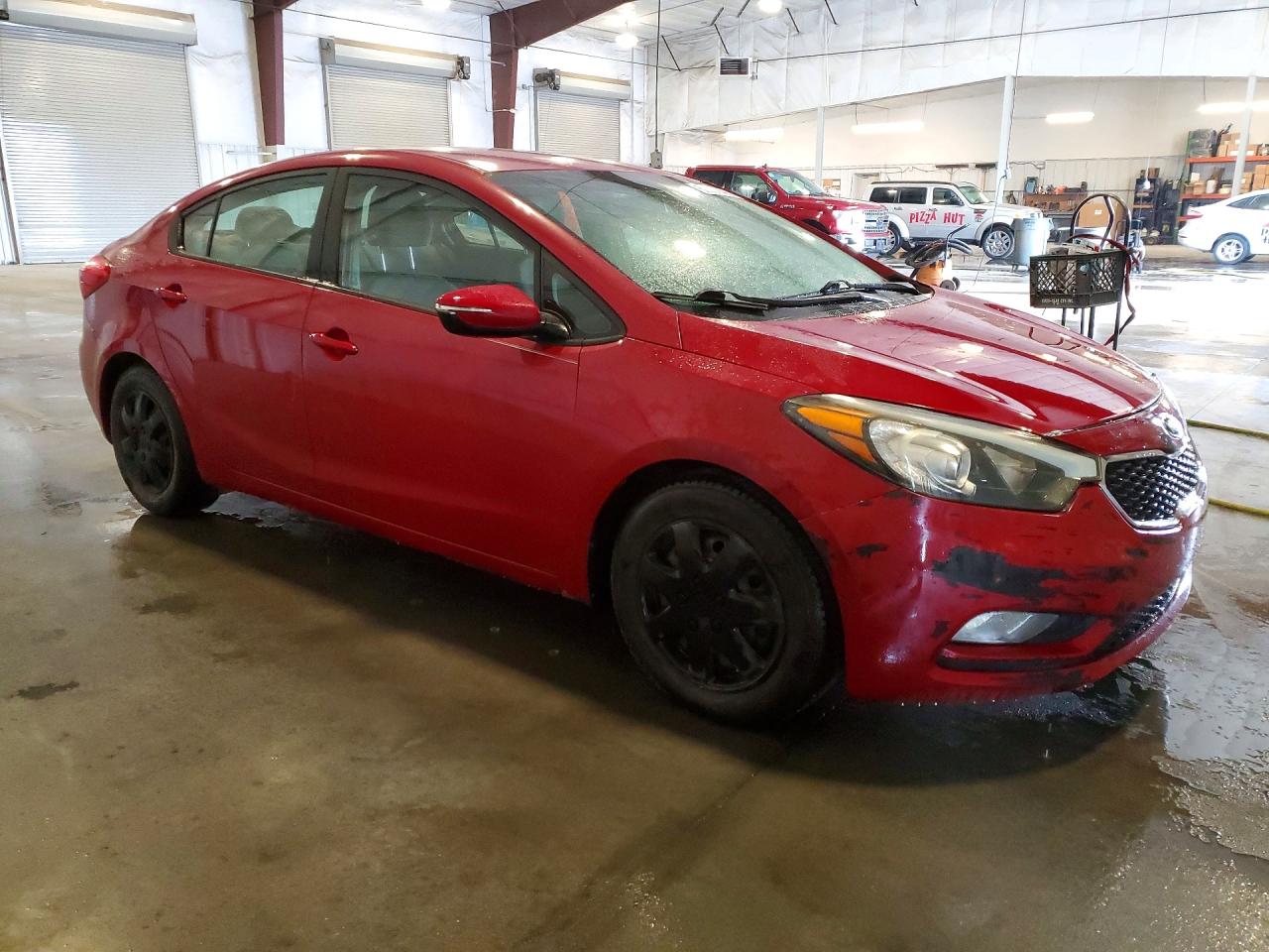 2015 Kia Forte Lx Red vin: KNAFX4A61F5326365