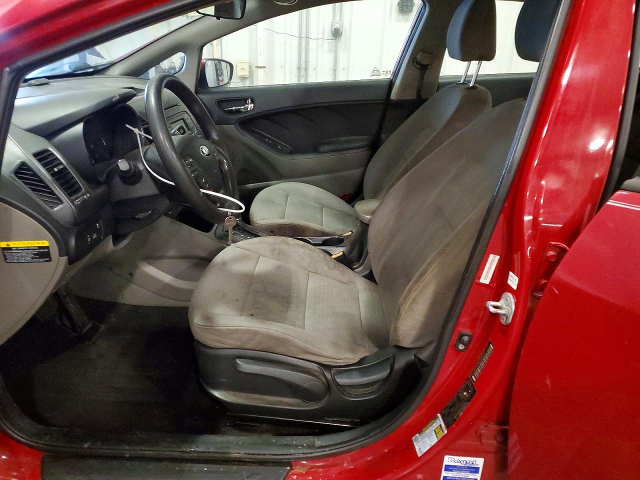 2015 Kia Forte Lx Red vin: KNAFX4A61F5326365