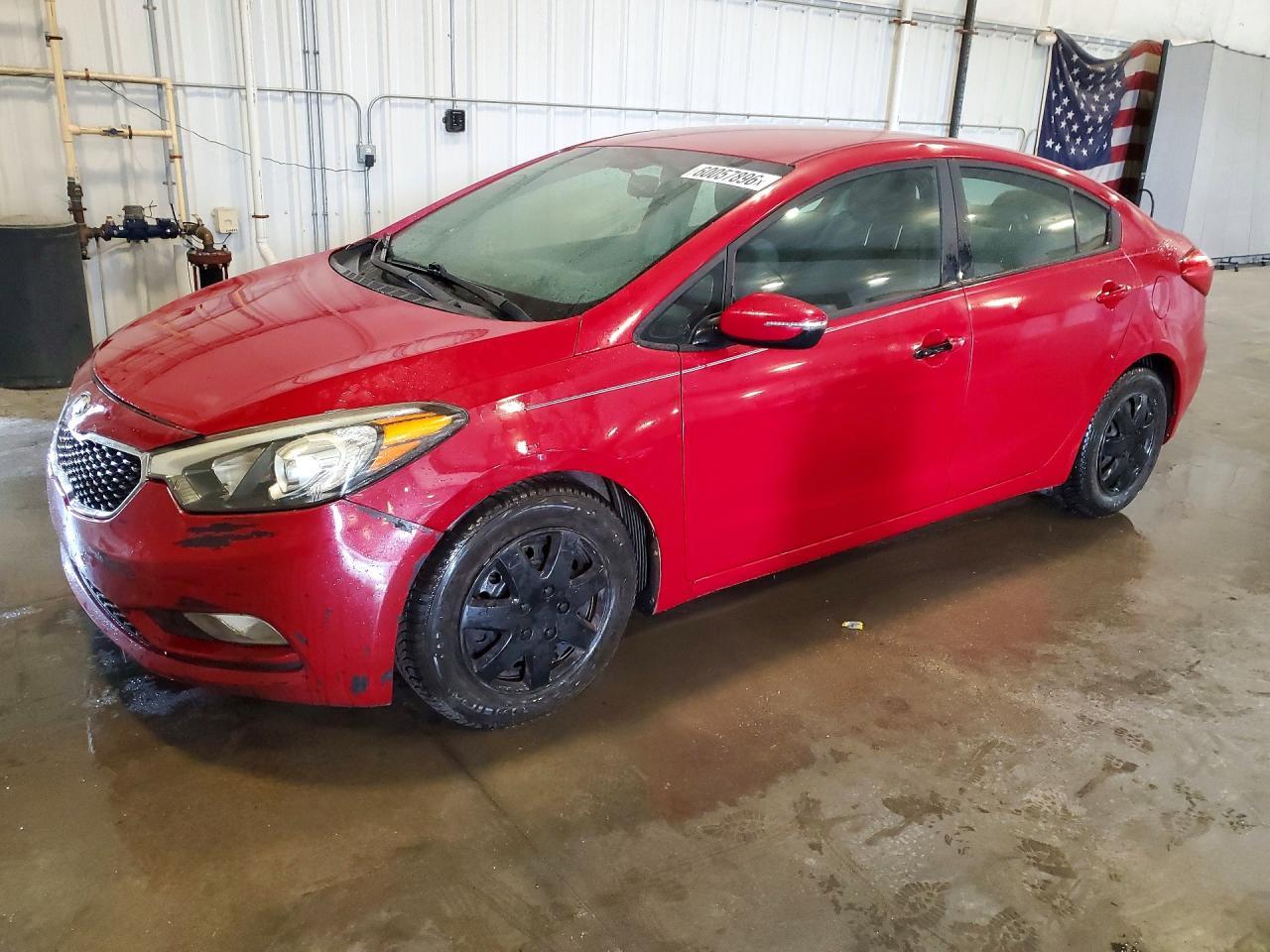 2015 Kia Forte Lx Красный vin: KNAFX4A61F5326365
