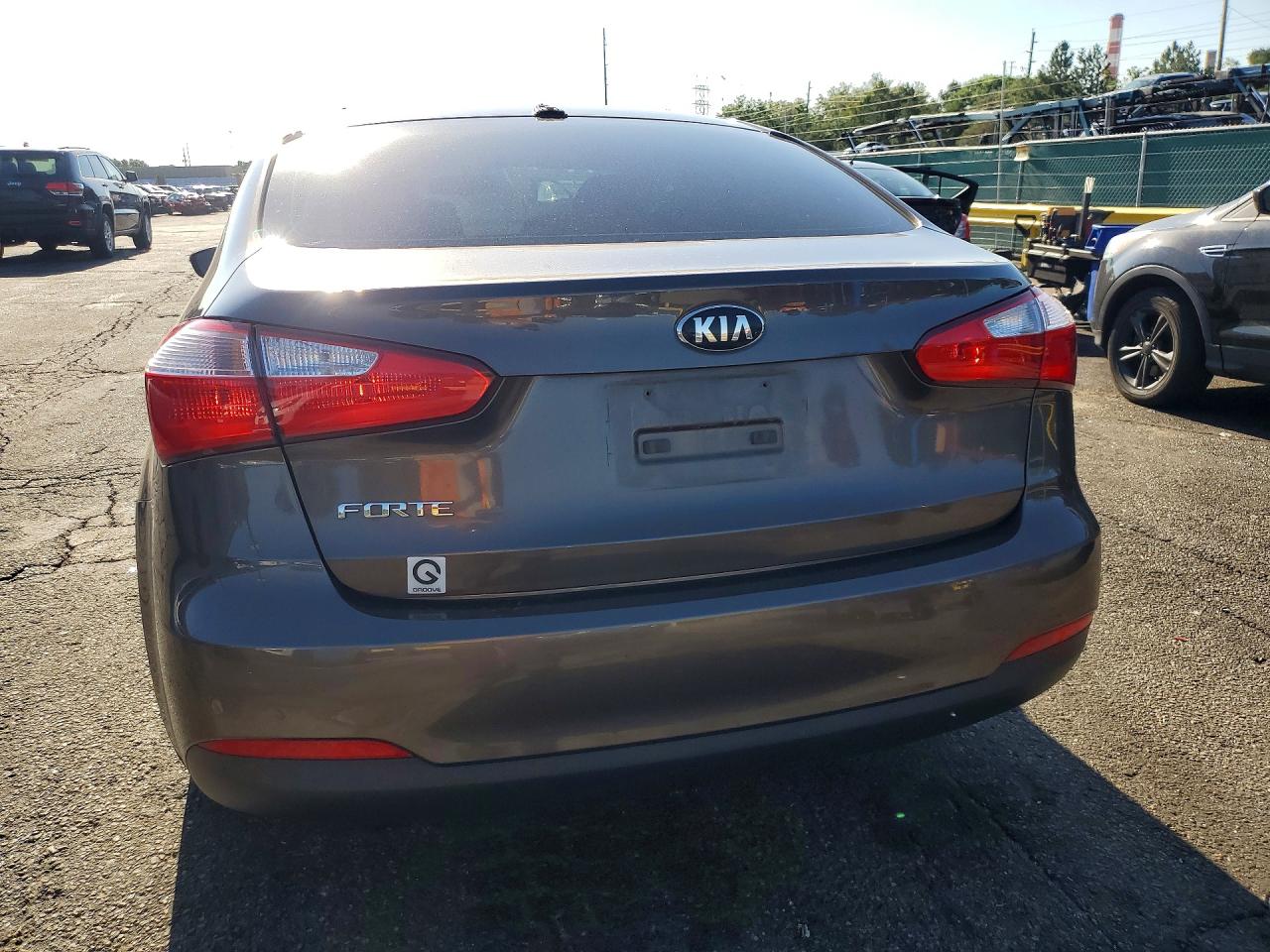 2015 Kia Forte Lx Brown vin: KNAFX4A61F5345515