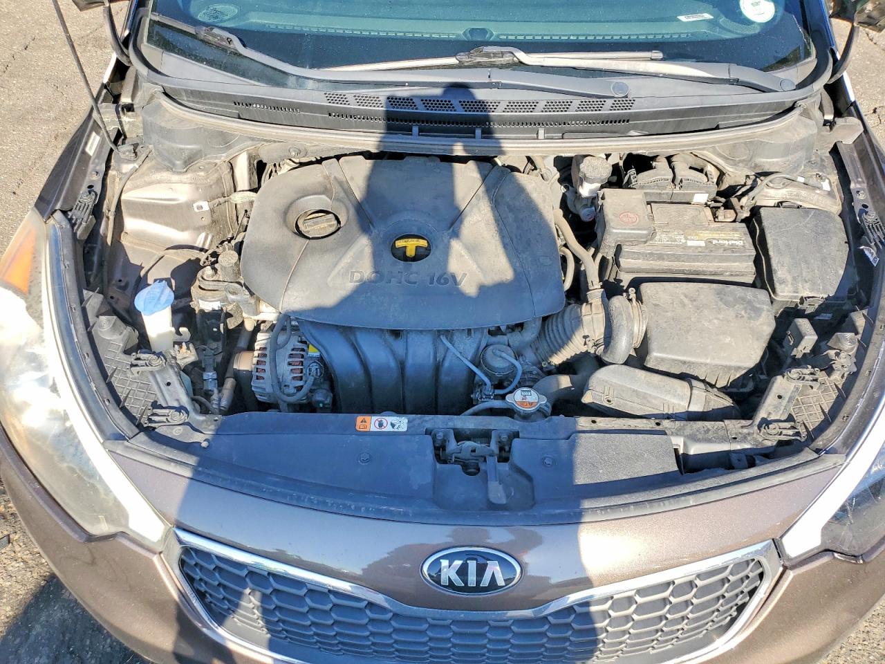 2015 Kia Forte Lx Brown vin: KNAFX4A61F5345515