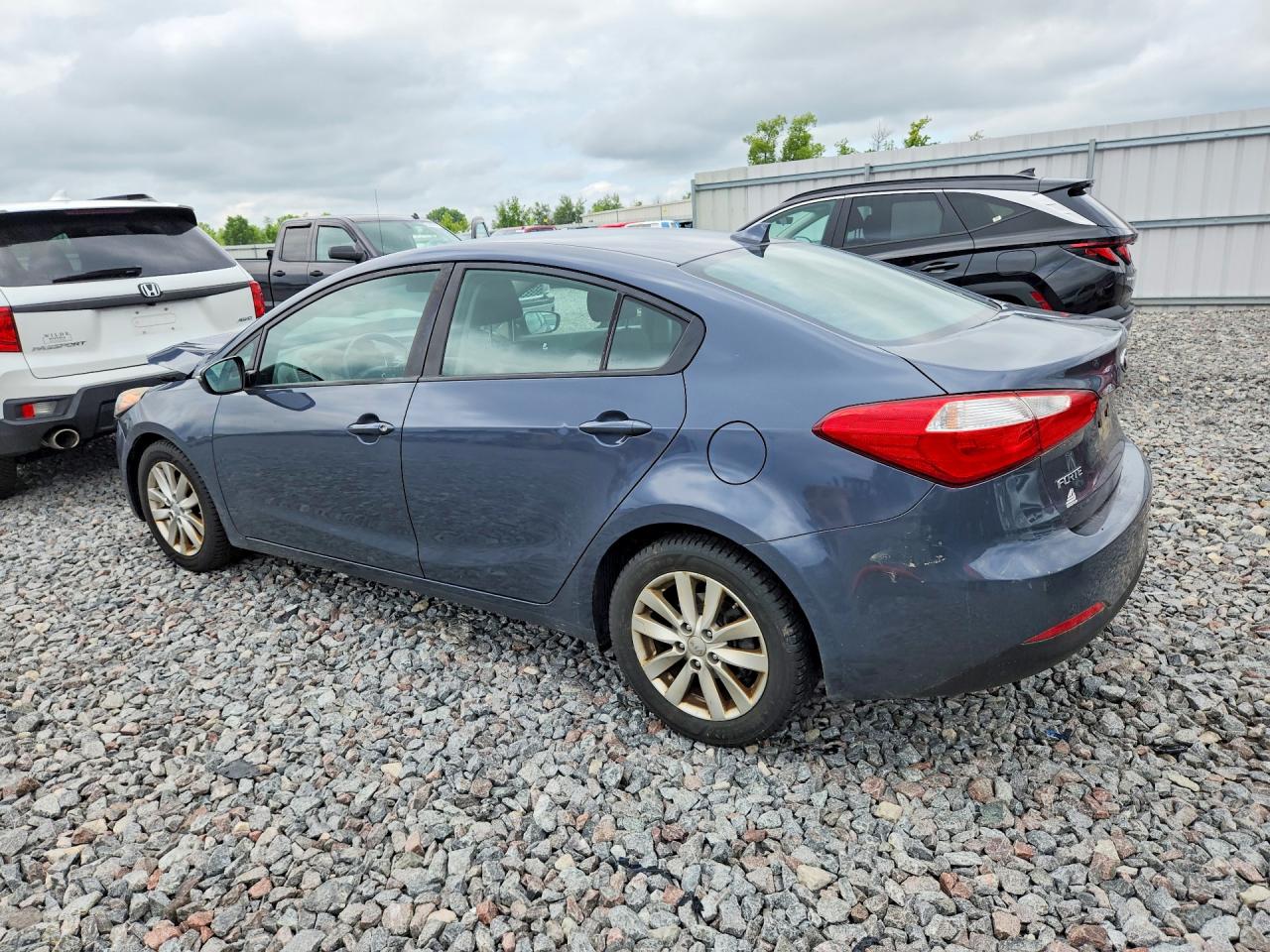 2015 Kia Forte Lx Gray vin: KNAFX4A61F5381088