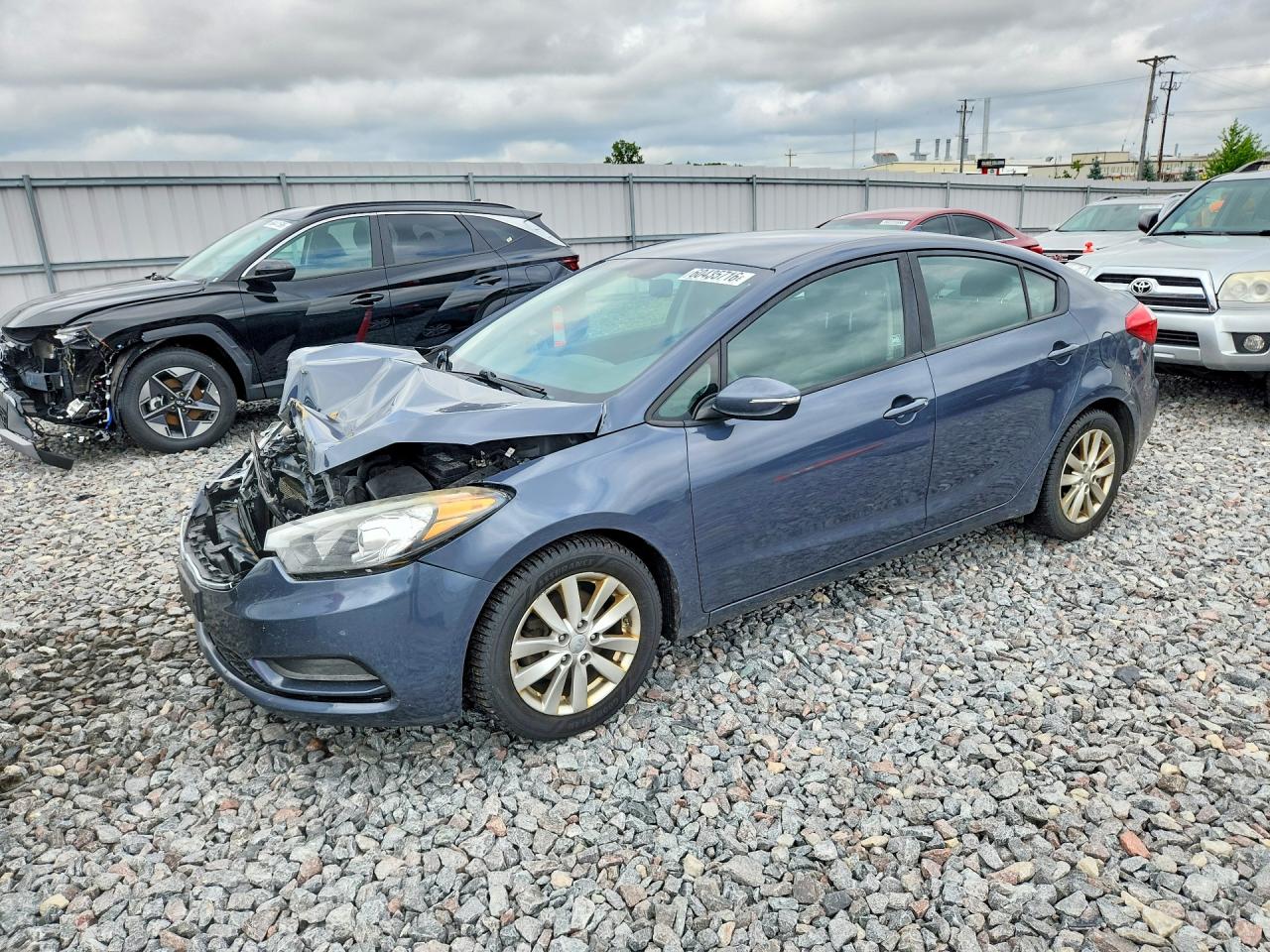 2015 Kia Forte Lx Gray vin: KNAFX4A61F5381088