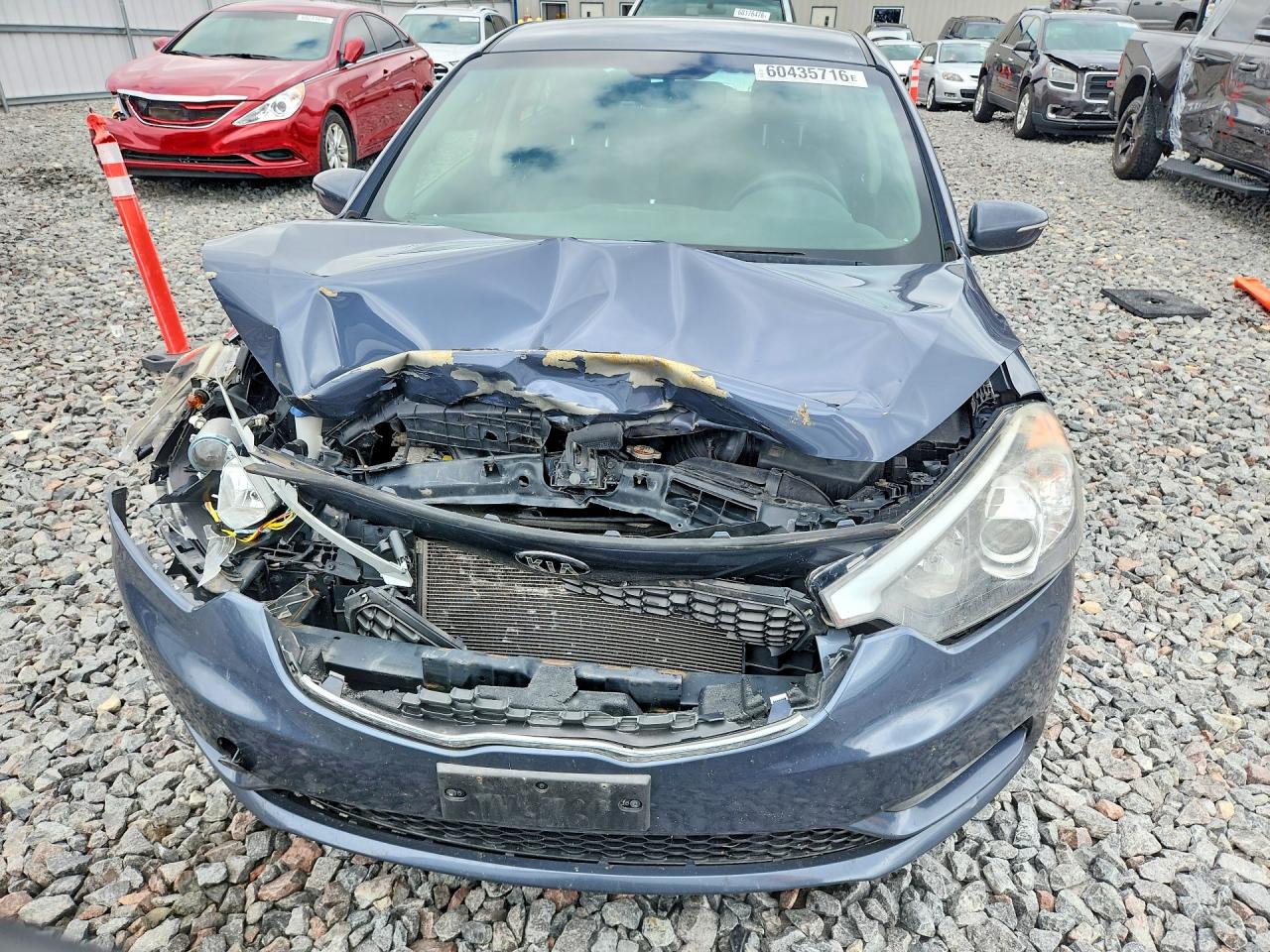 2015 Kia Forte Lx Gray vin: KNAFX4A61F5381088