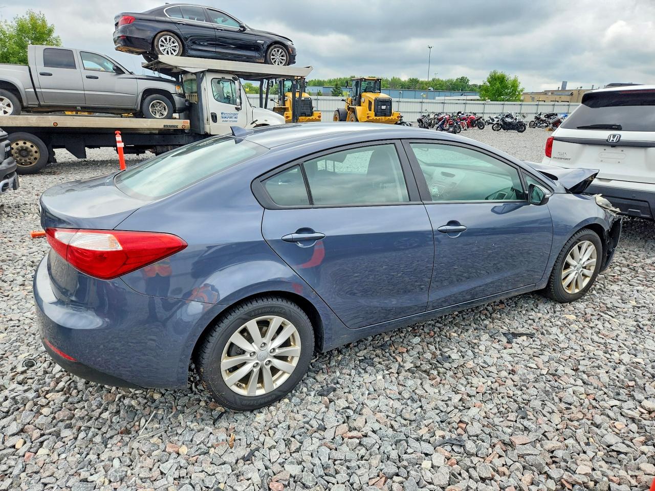 2015 Kia Forte Lx Gray vin: KNAFX4A61F5381088