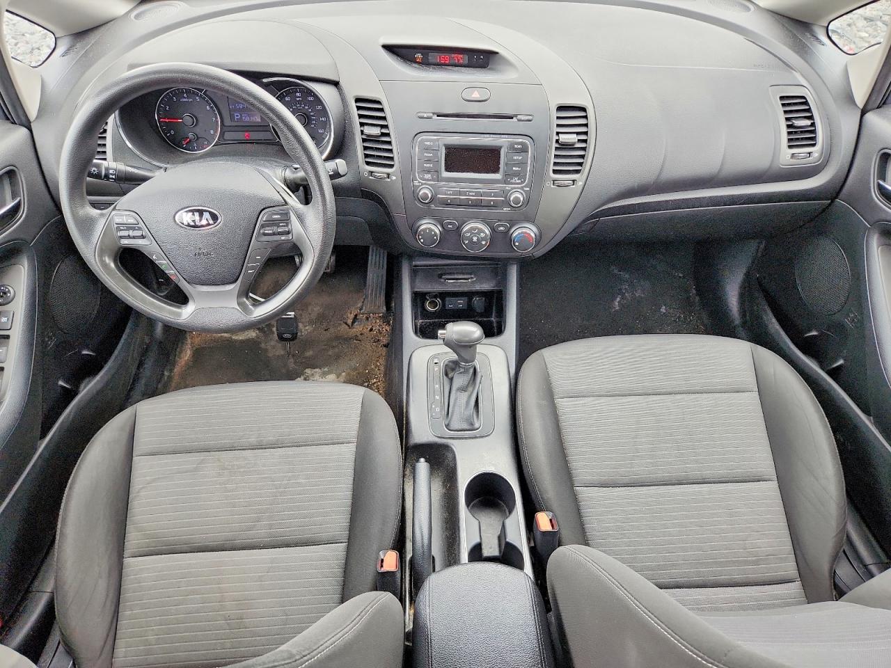 2015 Kia Forte Lx Gray vin: KNAFX4A61F5381088