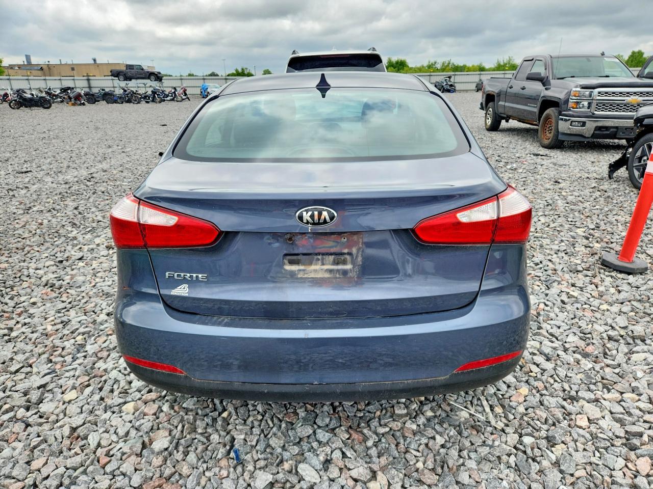 2015 Kia Forte Lx Gray vin: KNAFX4A61F5381088