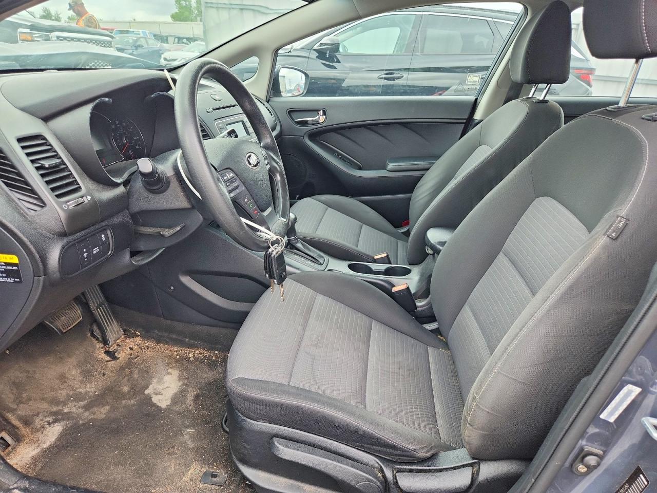 2015 Kia Forte Lx Gray vin: KNAFX4A61F5381088