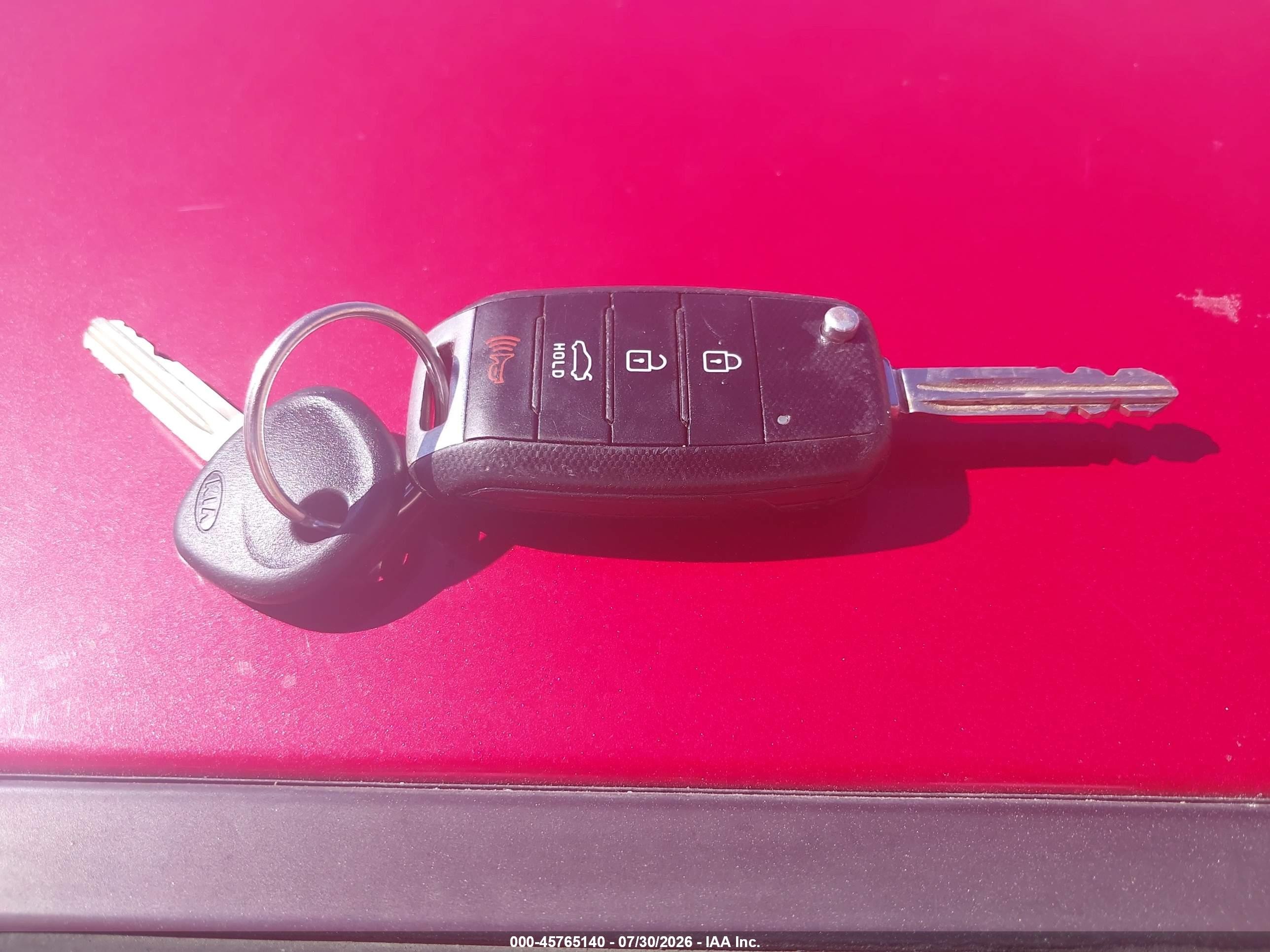 2015 Kia Forte Lx Red vin: KNAFX4A61F5381432