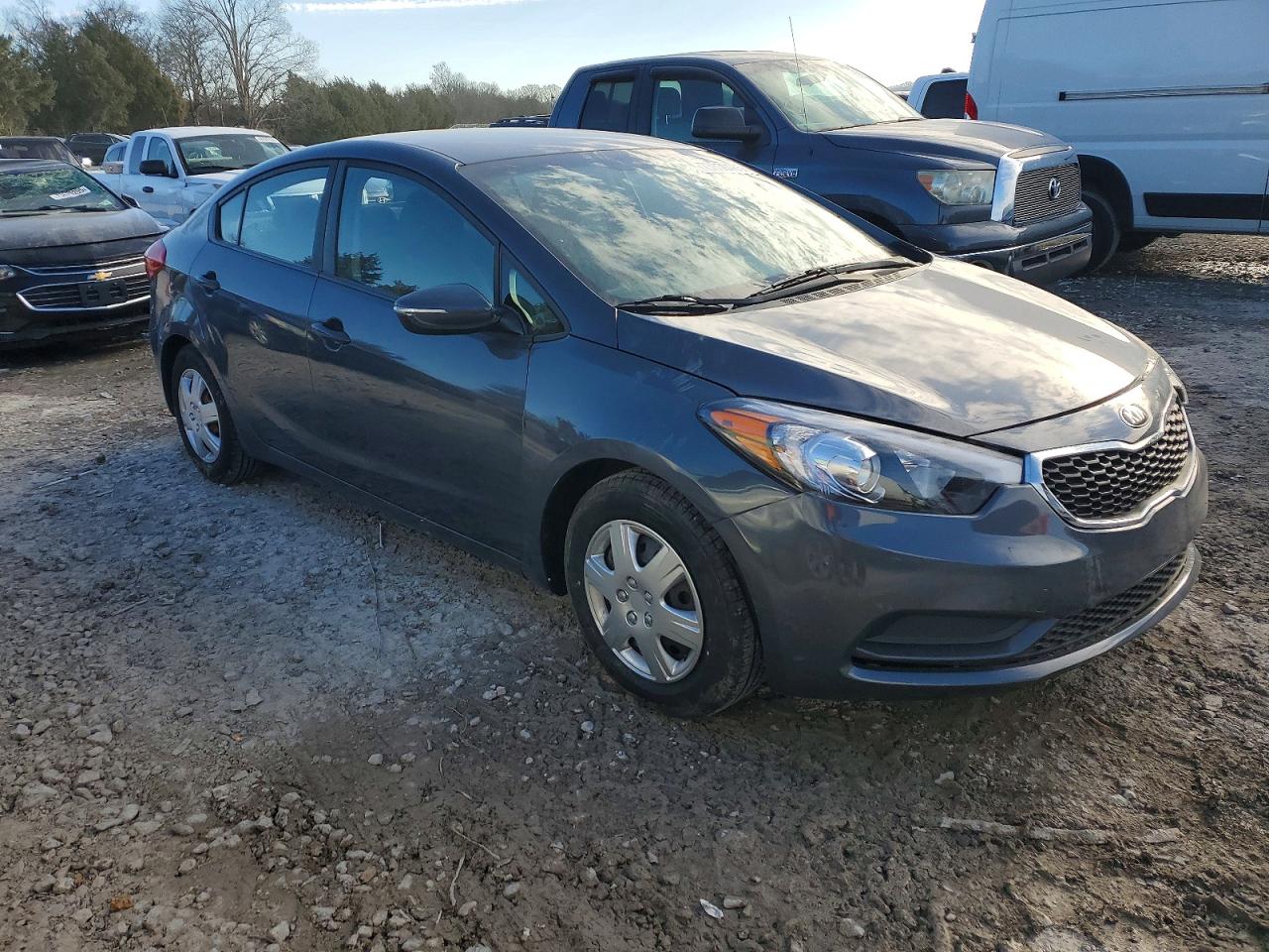 2016 Kia Forte Lx Серый vin: KNAFX4A61G5560216