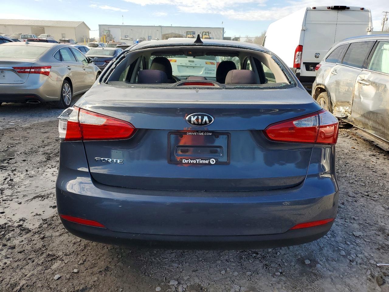 2016 Kia Forte Lx Серый vin: KNAFX4A61G5560216