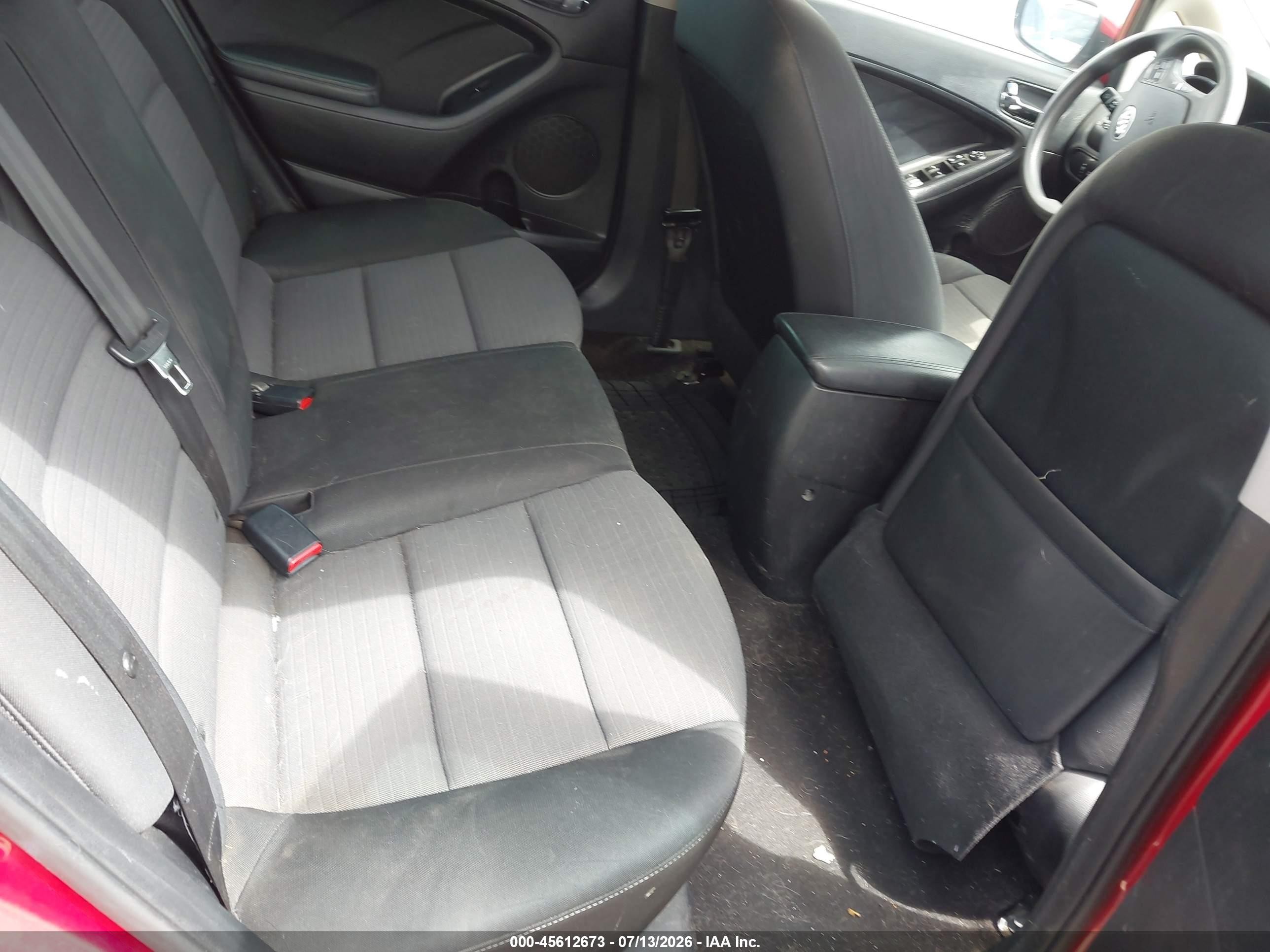 2014 Kia Forte Lx Красный vin: KNAFX4A62E5093420